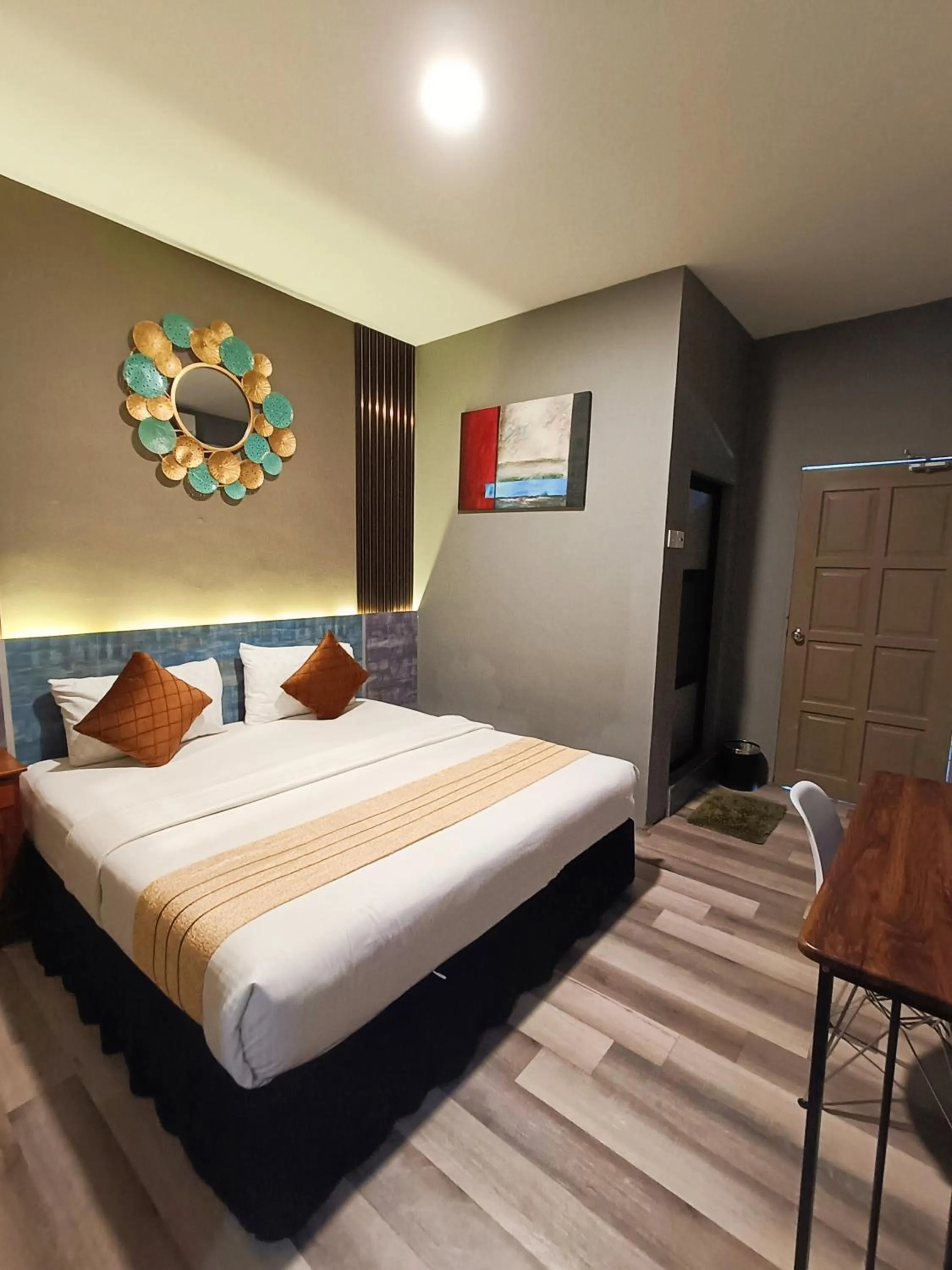 Bed in Tc theme park Guest house