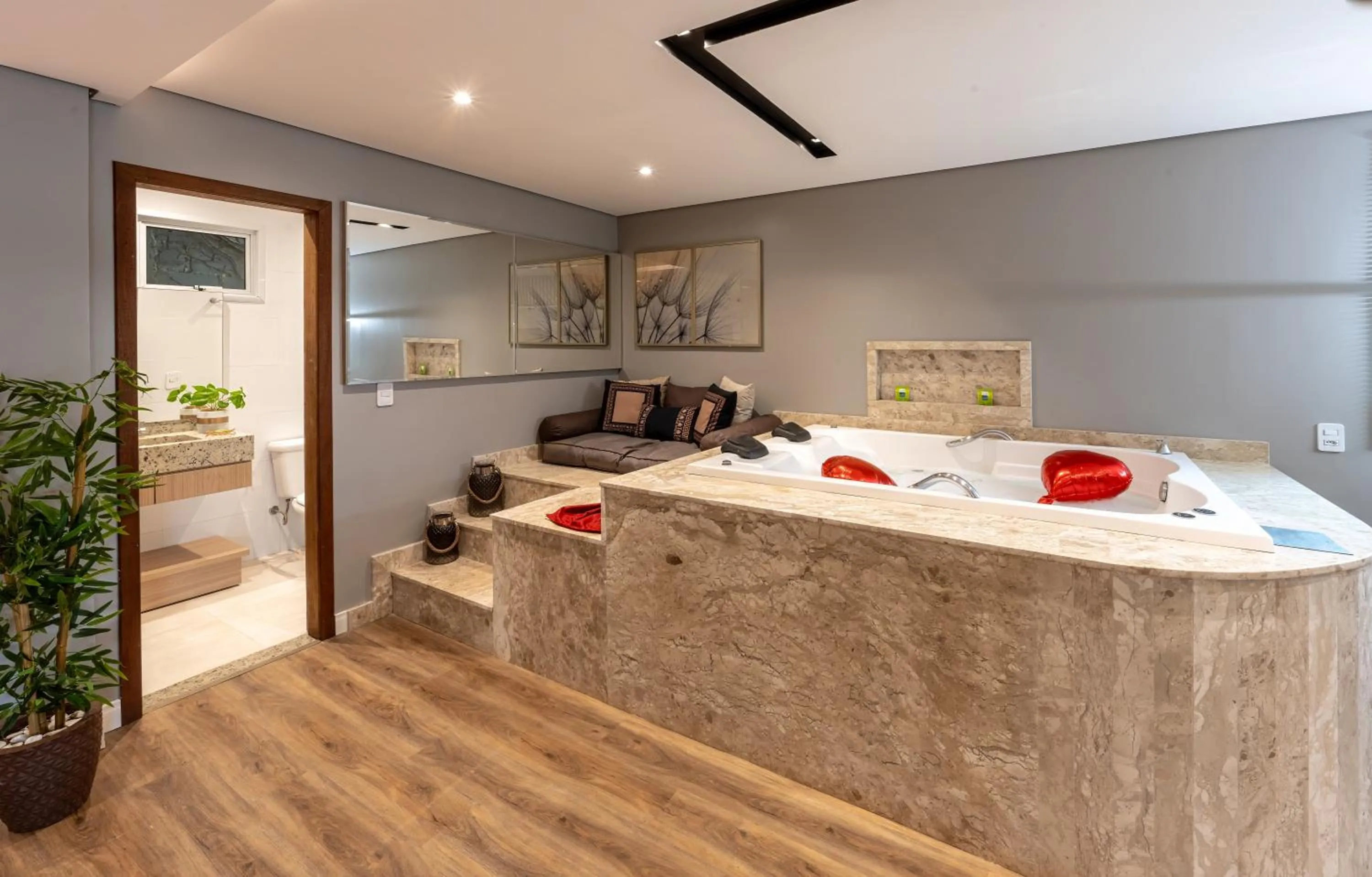 Seating area in Pousada Natribus Rosa