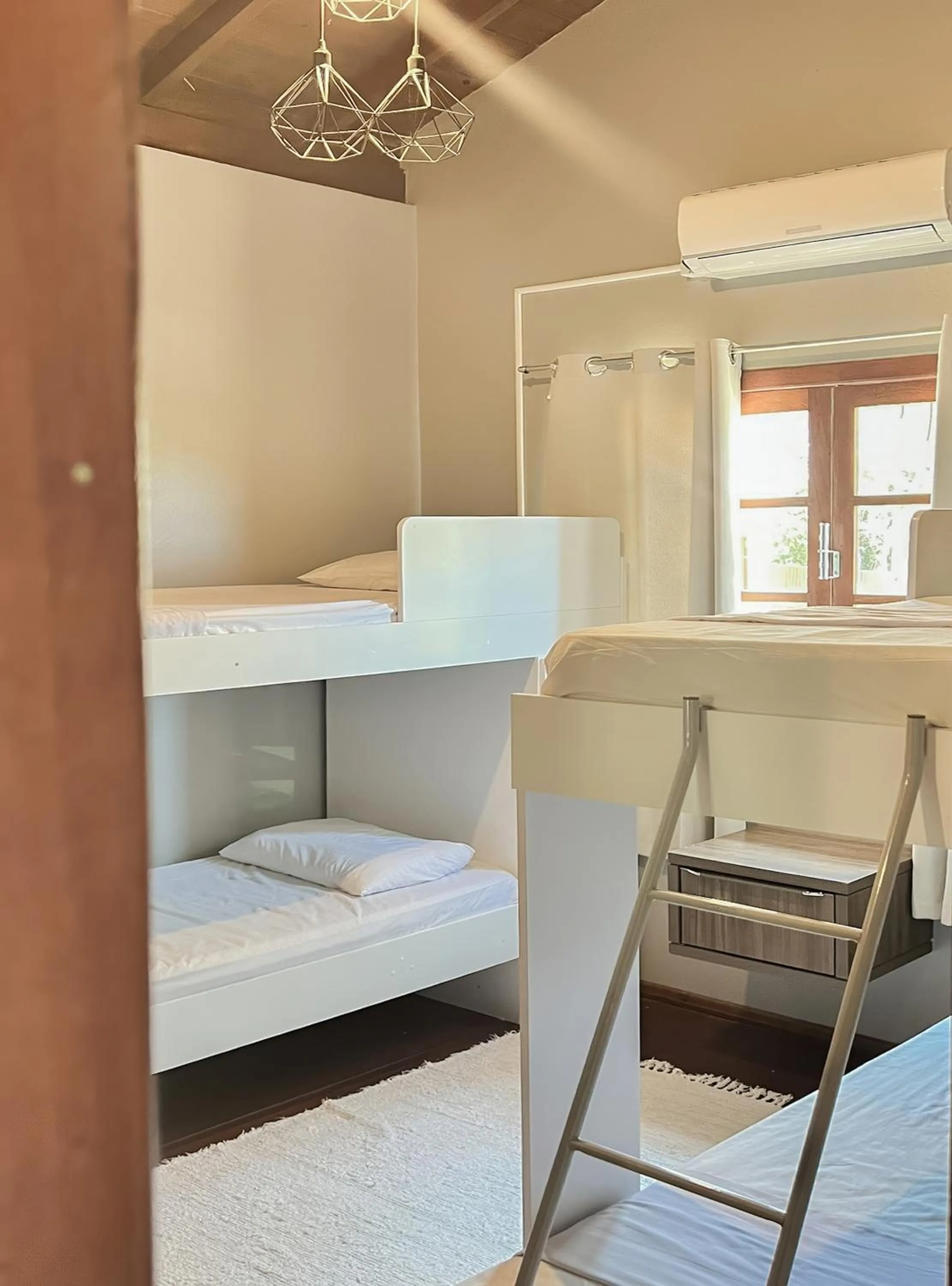 Bed in Pousada Natribus Rosa