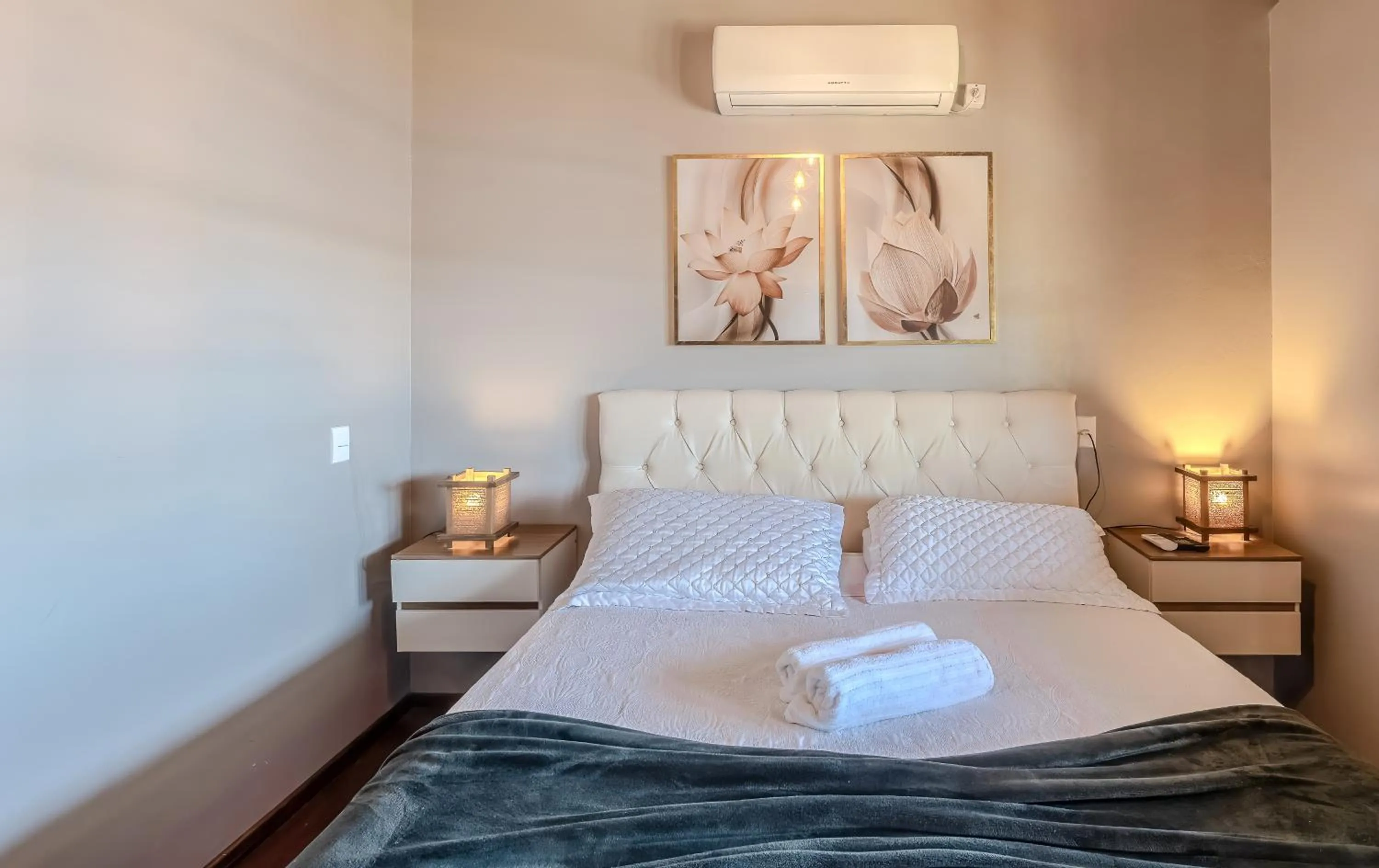 Bed in Pousada Natribus Rosa