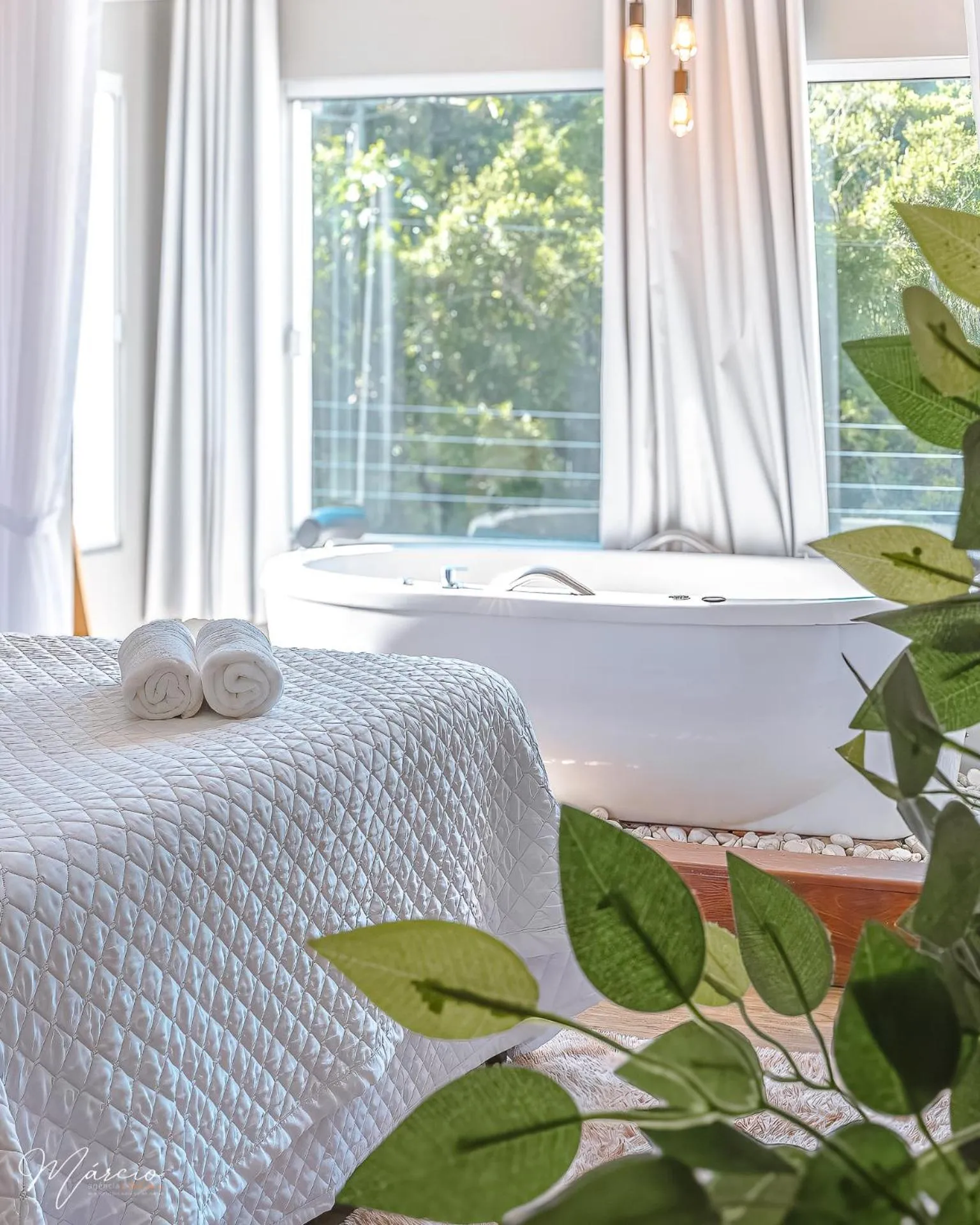 Bed in Pousada Natribus Rosa