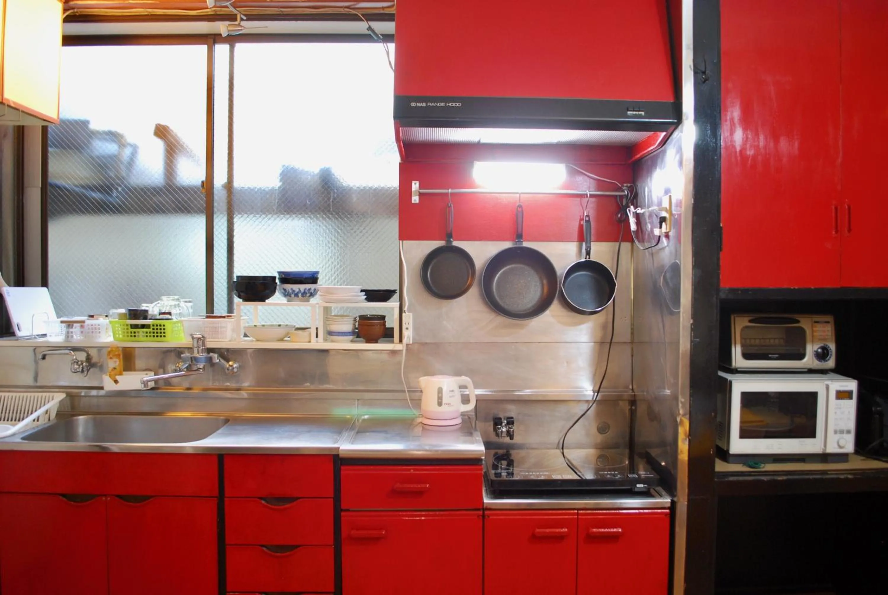 Communal kitchen in Nomad Hostel Classic