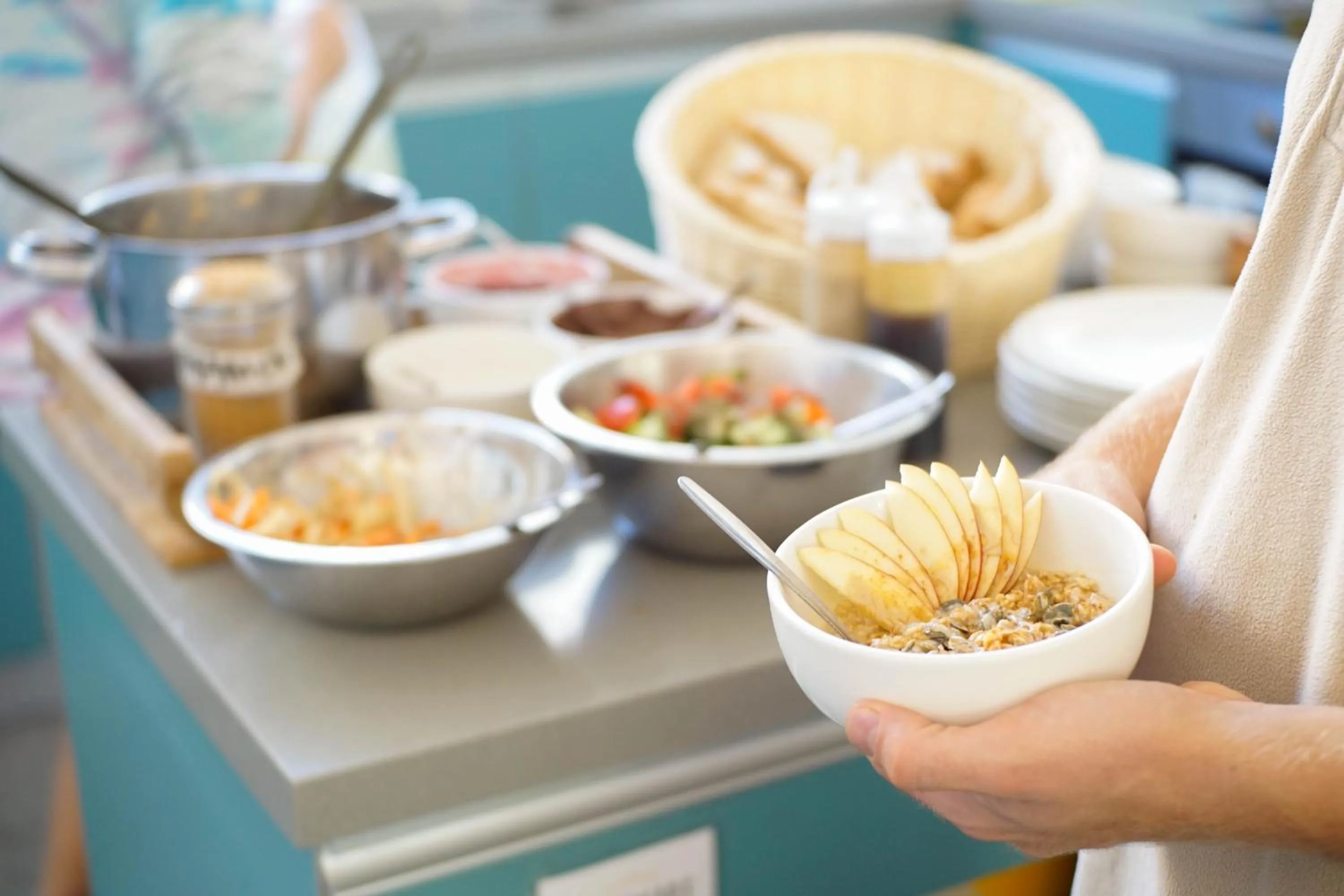 Food in Jungle Jaffa Hostel Age 18 to 45