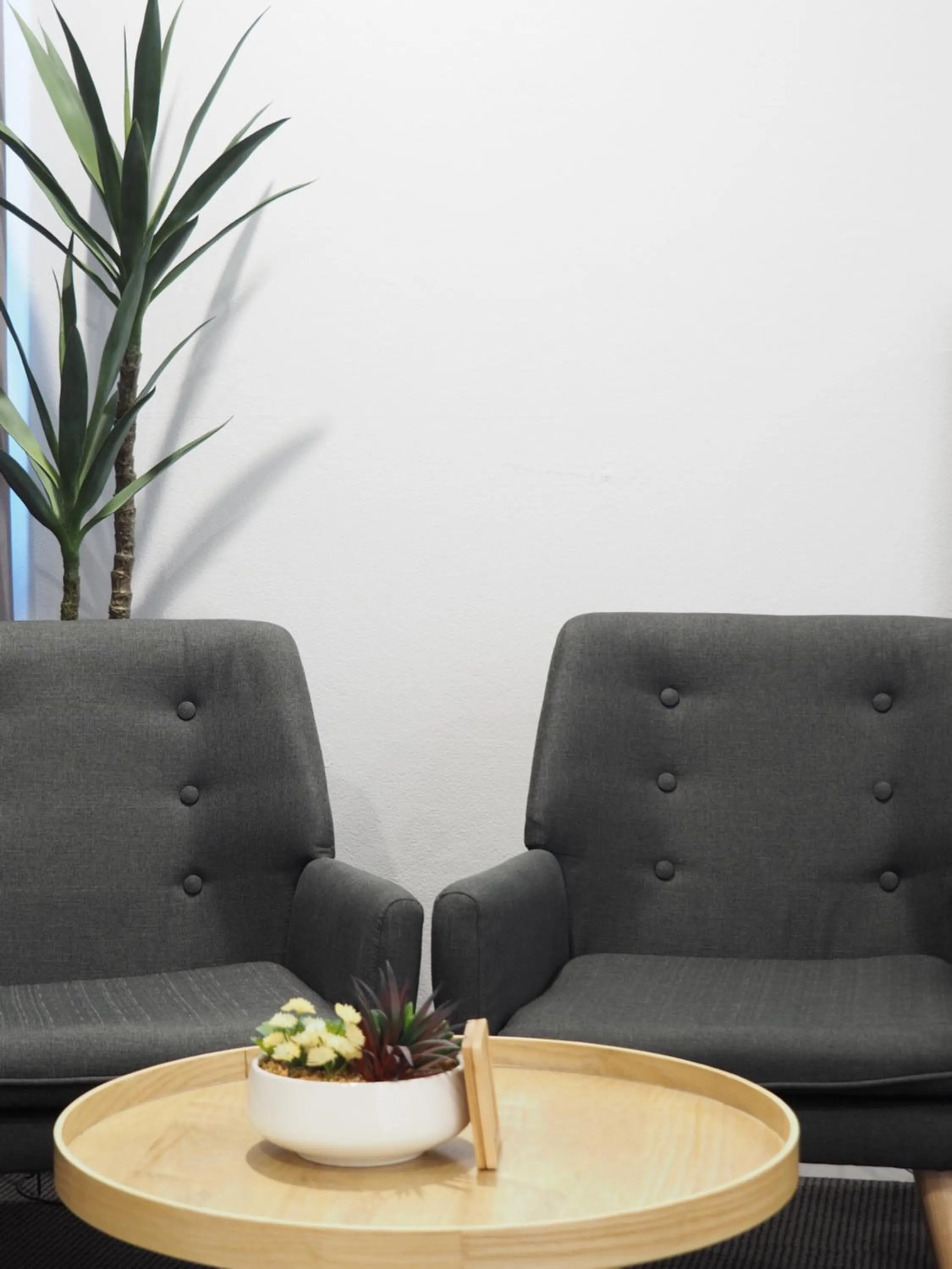 Seating area in The Esplanade Motel