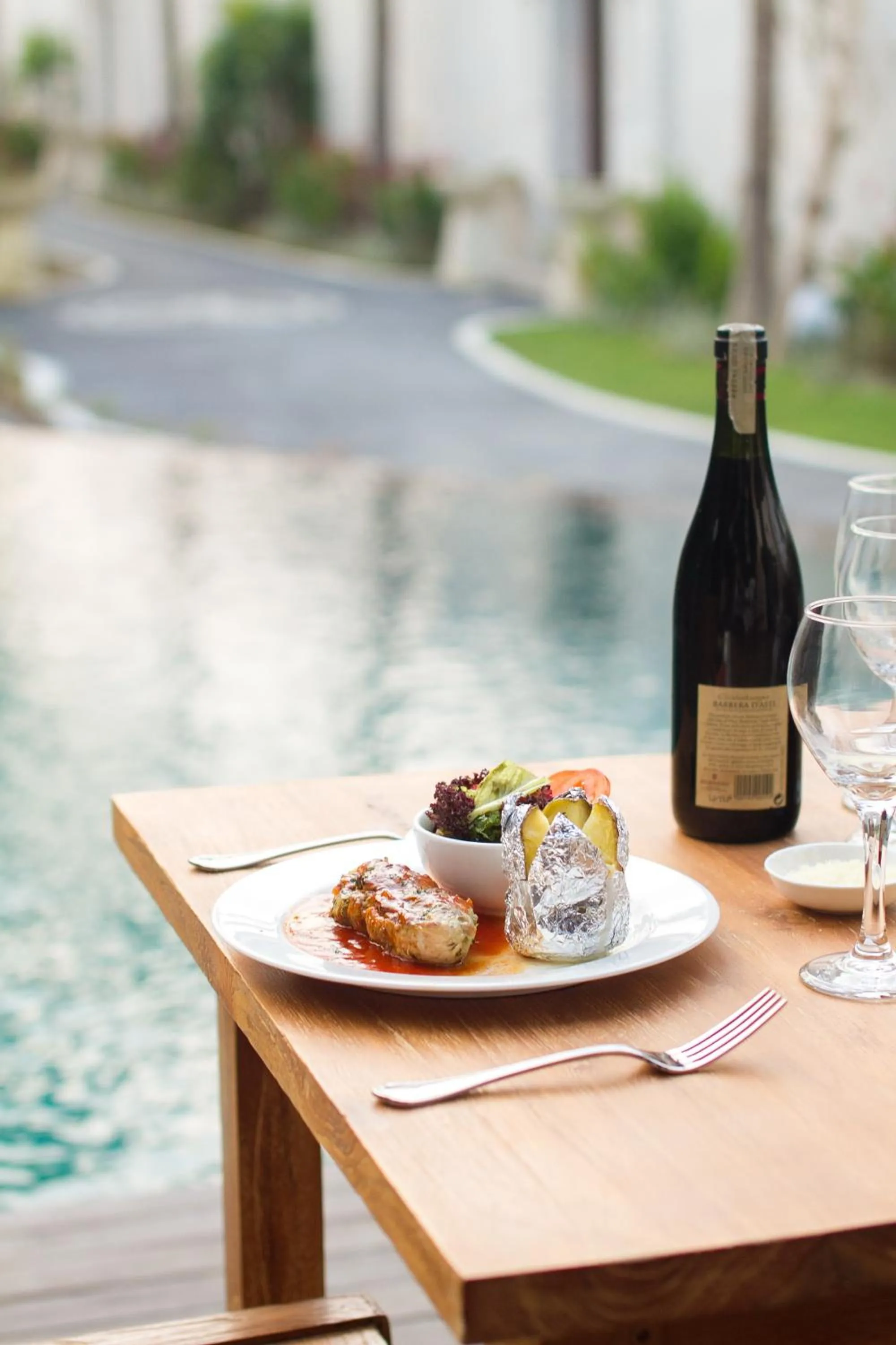 Food close-up in Daluman Villas