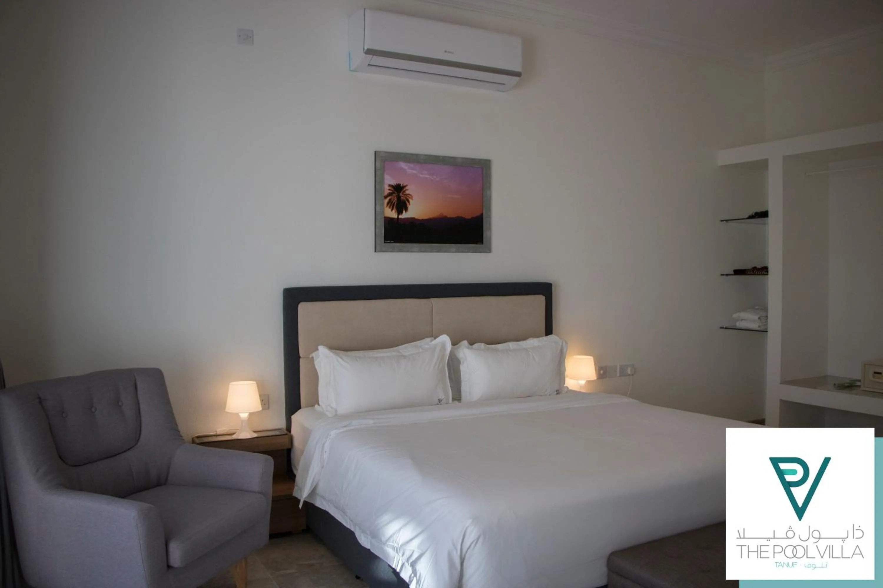 Bed in THE POOL VILLA - TANUF