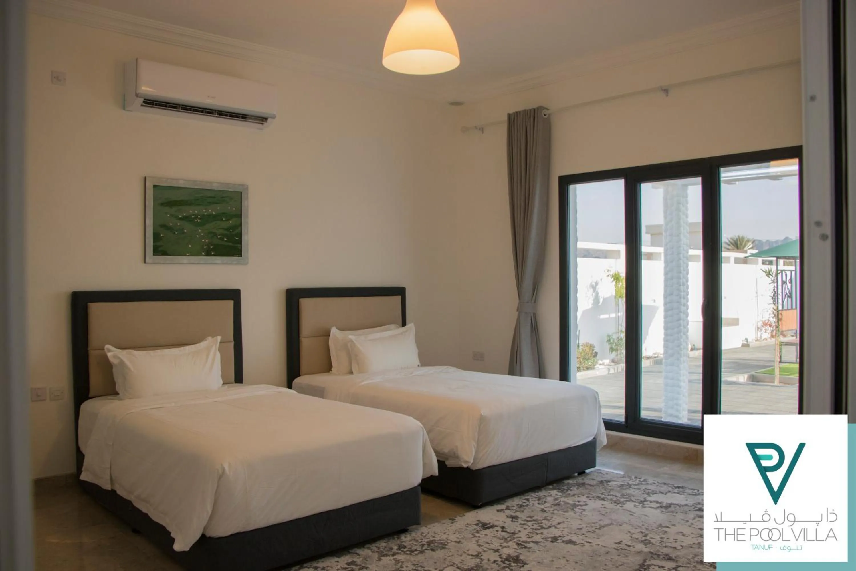 Bed in THE POOL VILLA - TANUF