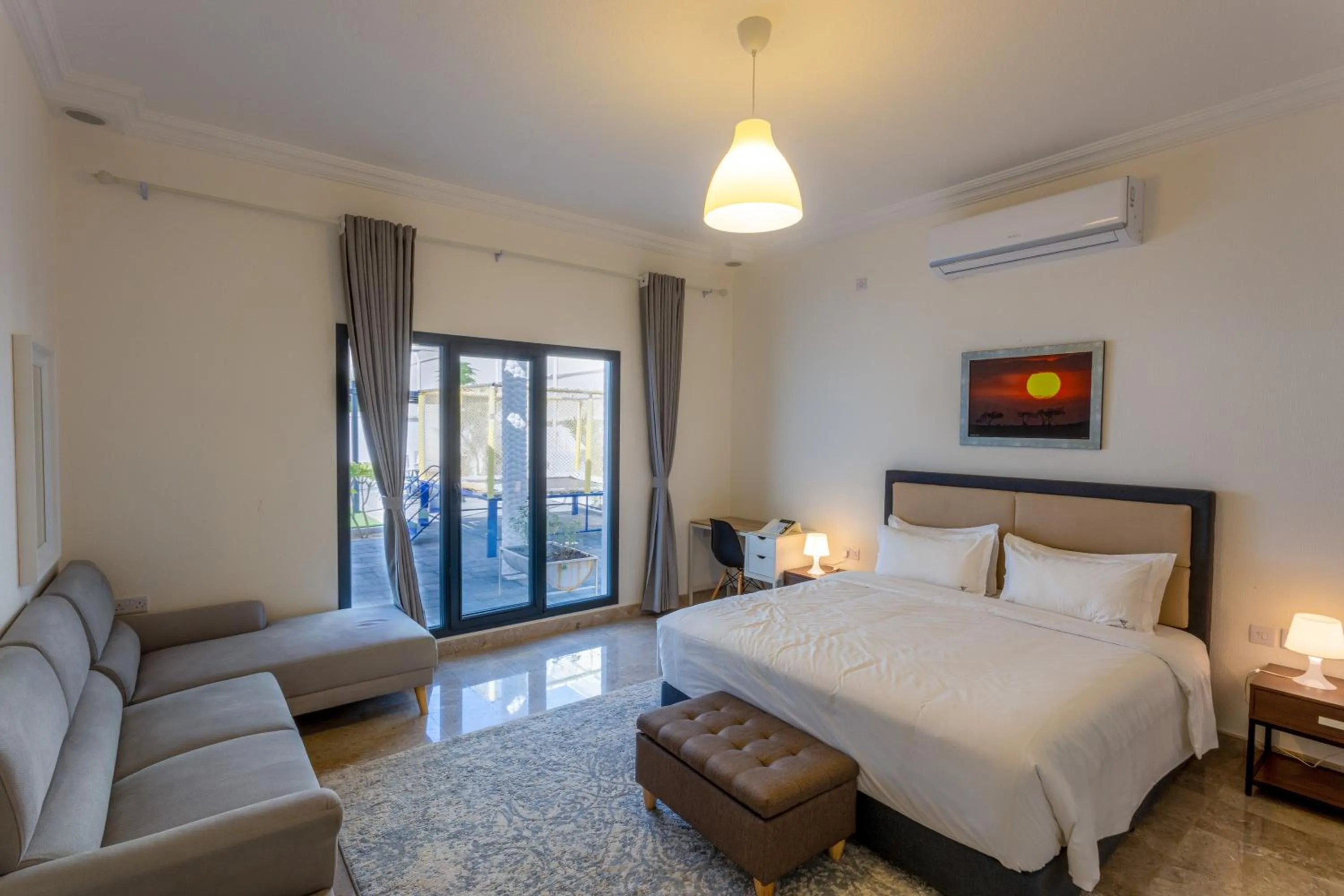 Bedroom, Bed in THE POOL VILLA - TANUF