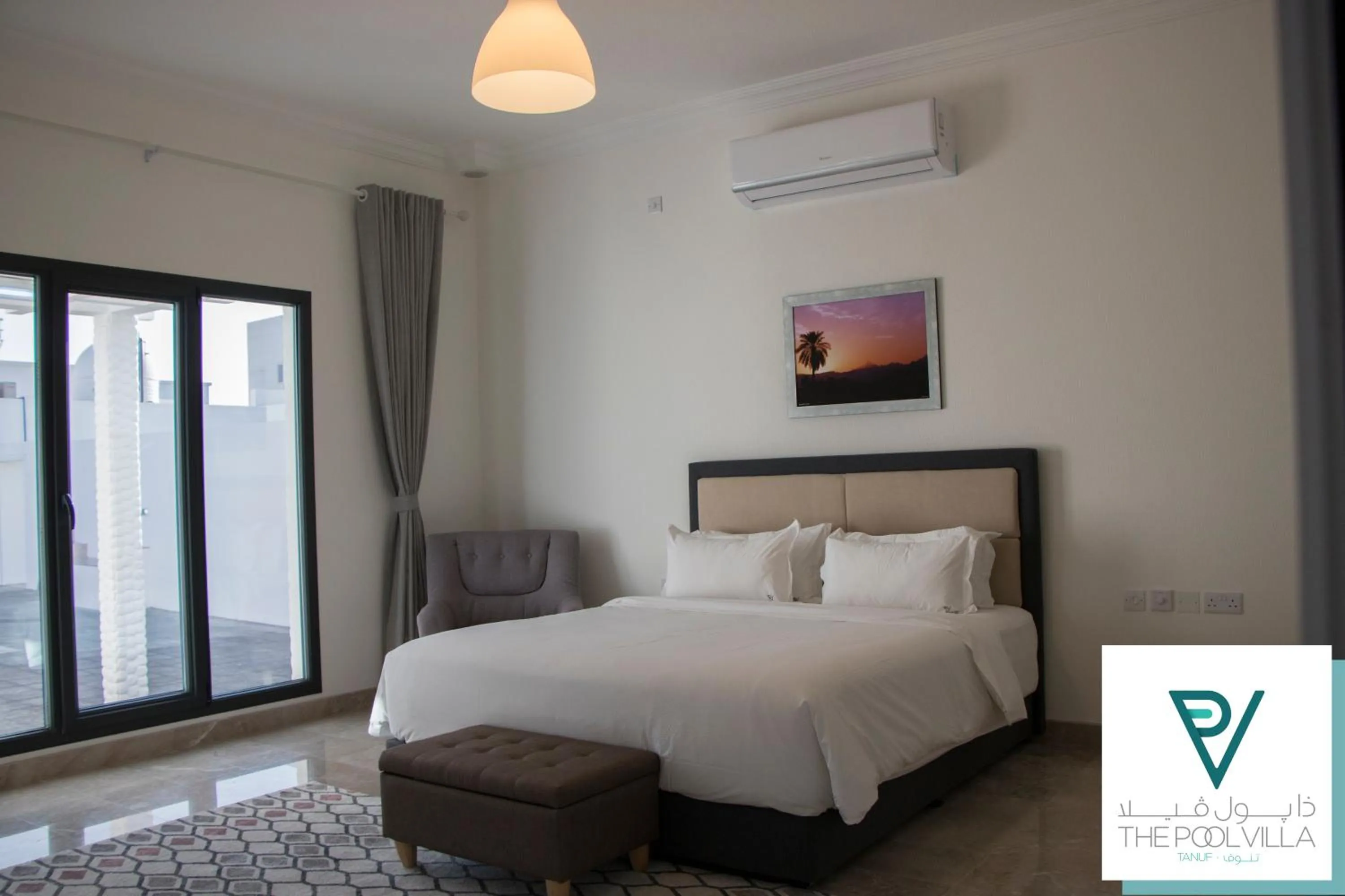 Bed in THE POOL VILLA - TANUF