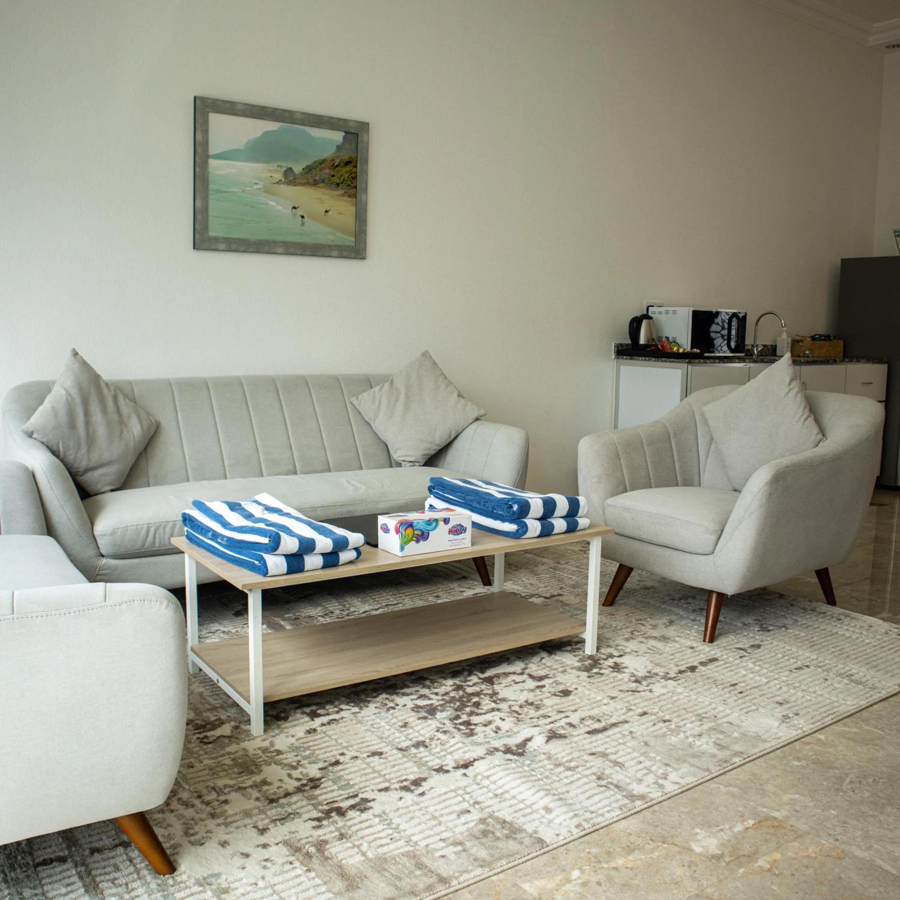 Living room in THE POOL VILLA - TANUF