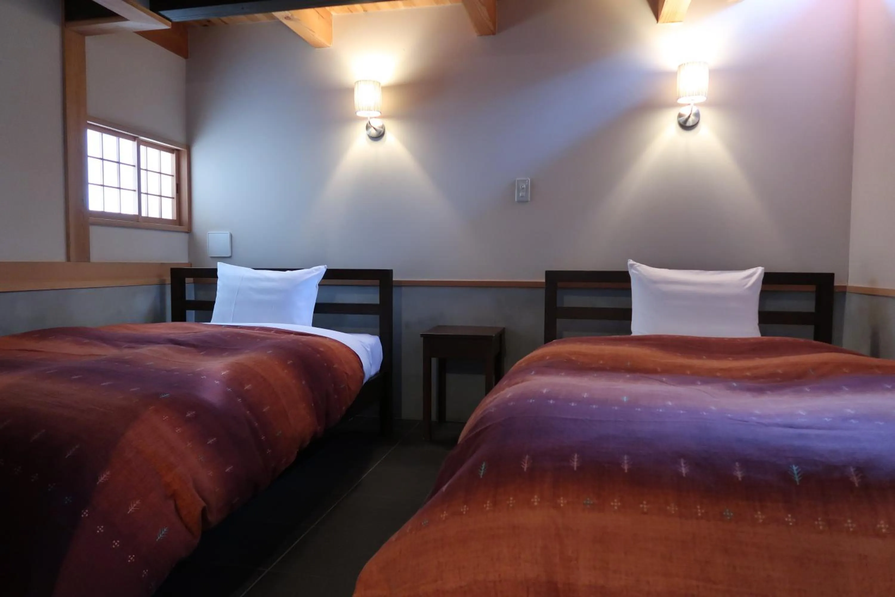 Bed in Kuranoyado Matsuya