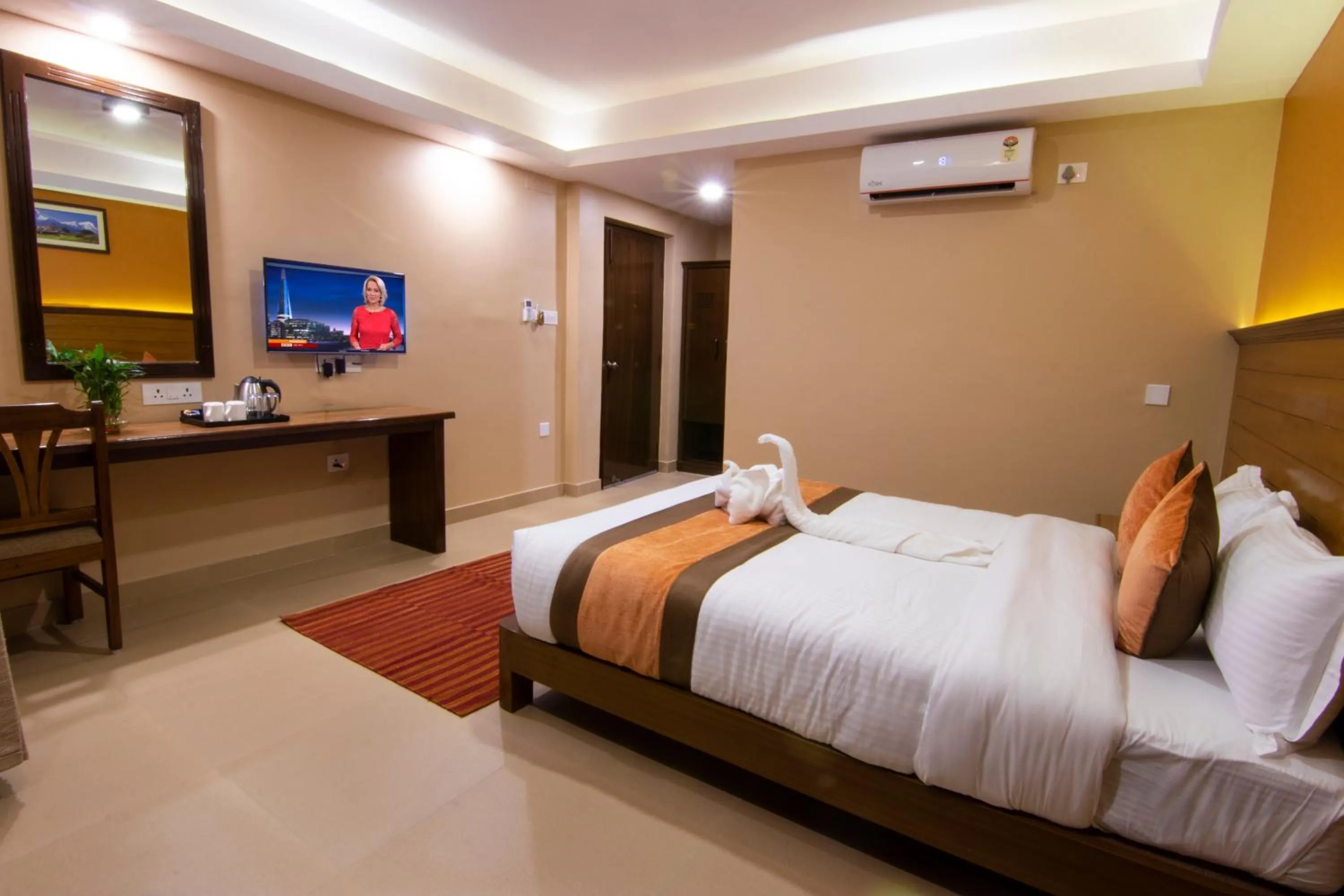 Bed in Hotel Lake Star