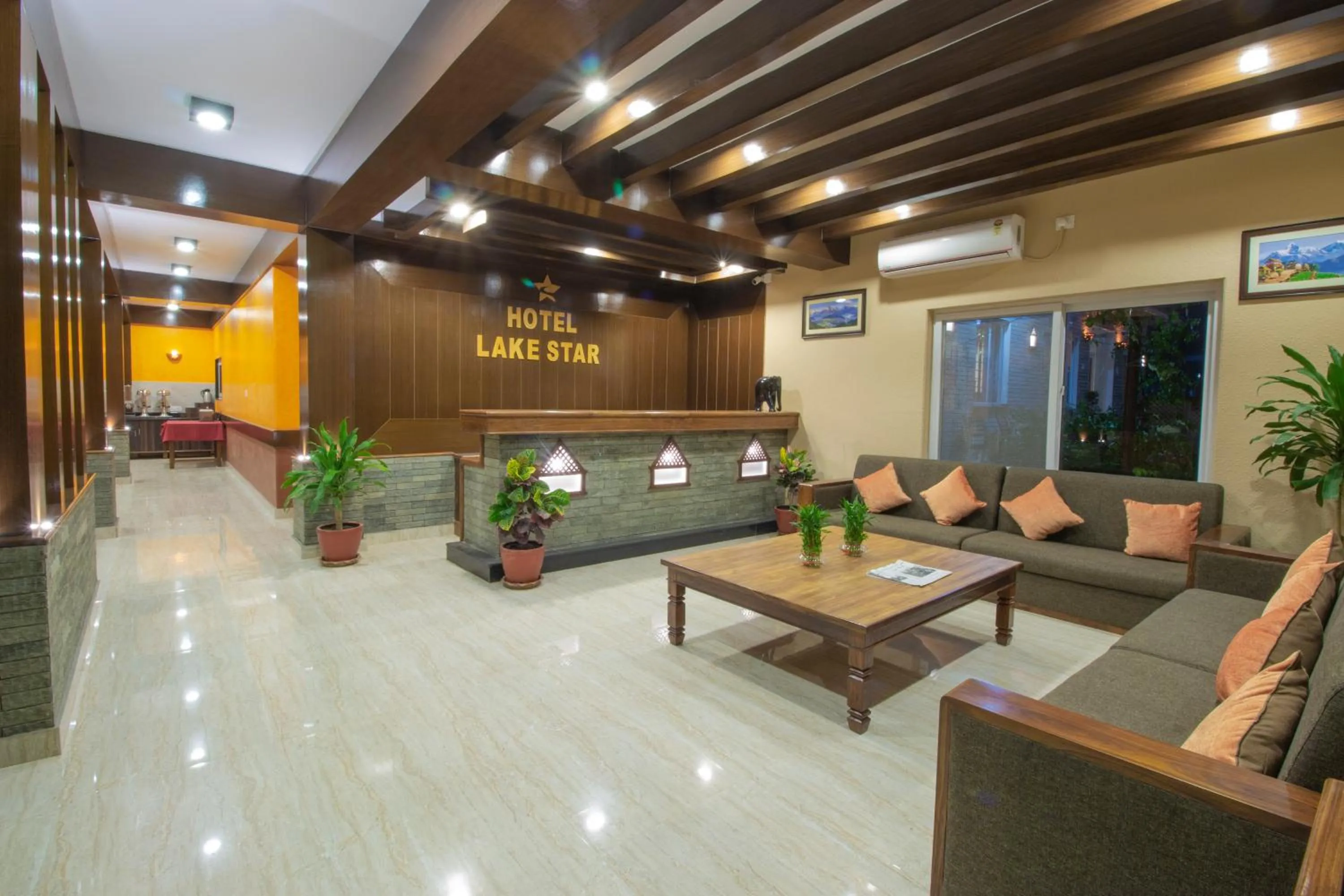 Property logo or sign in Hotel Lake Star