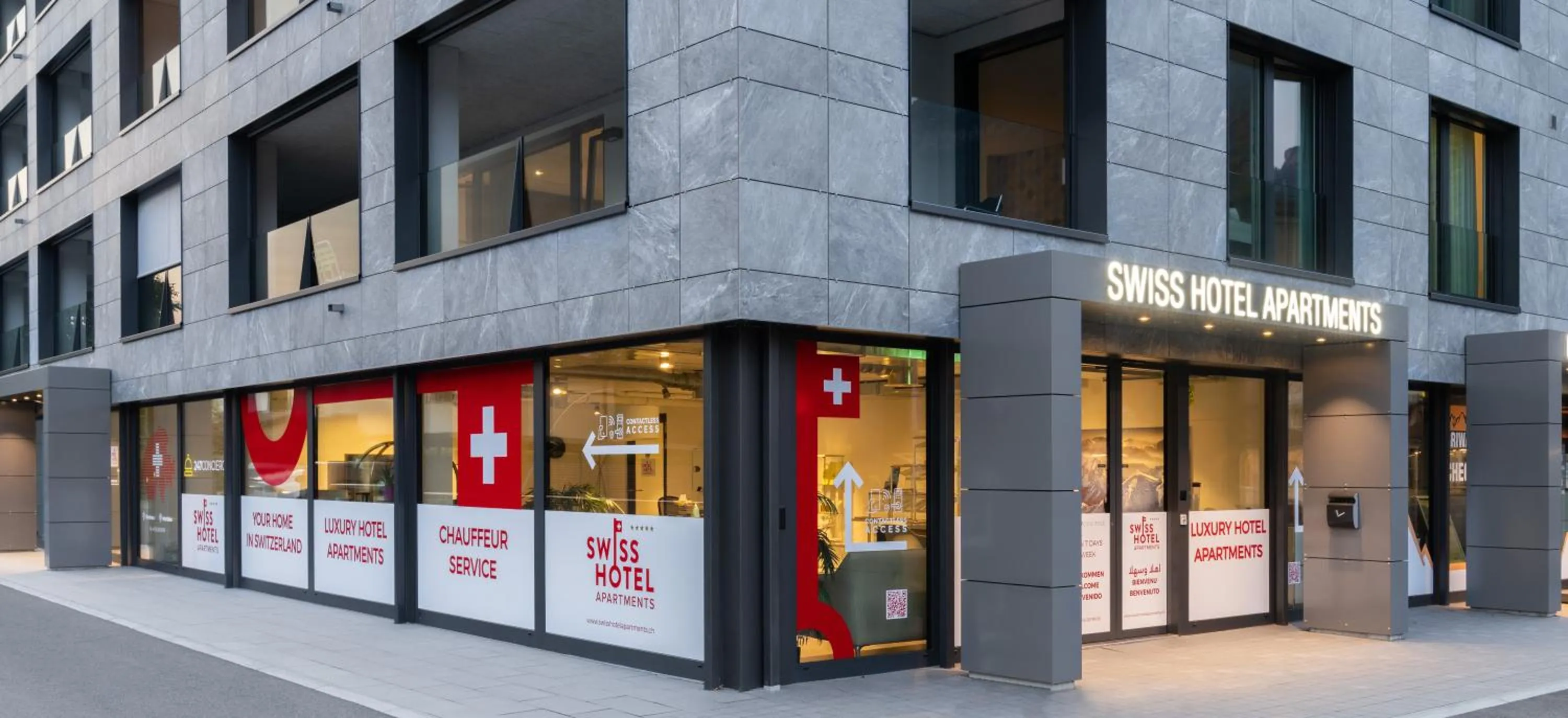 Property building in Swiss Hotel Apartments - Interlaken