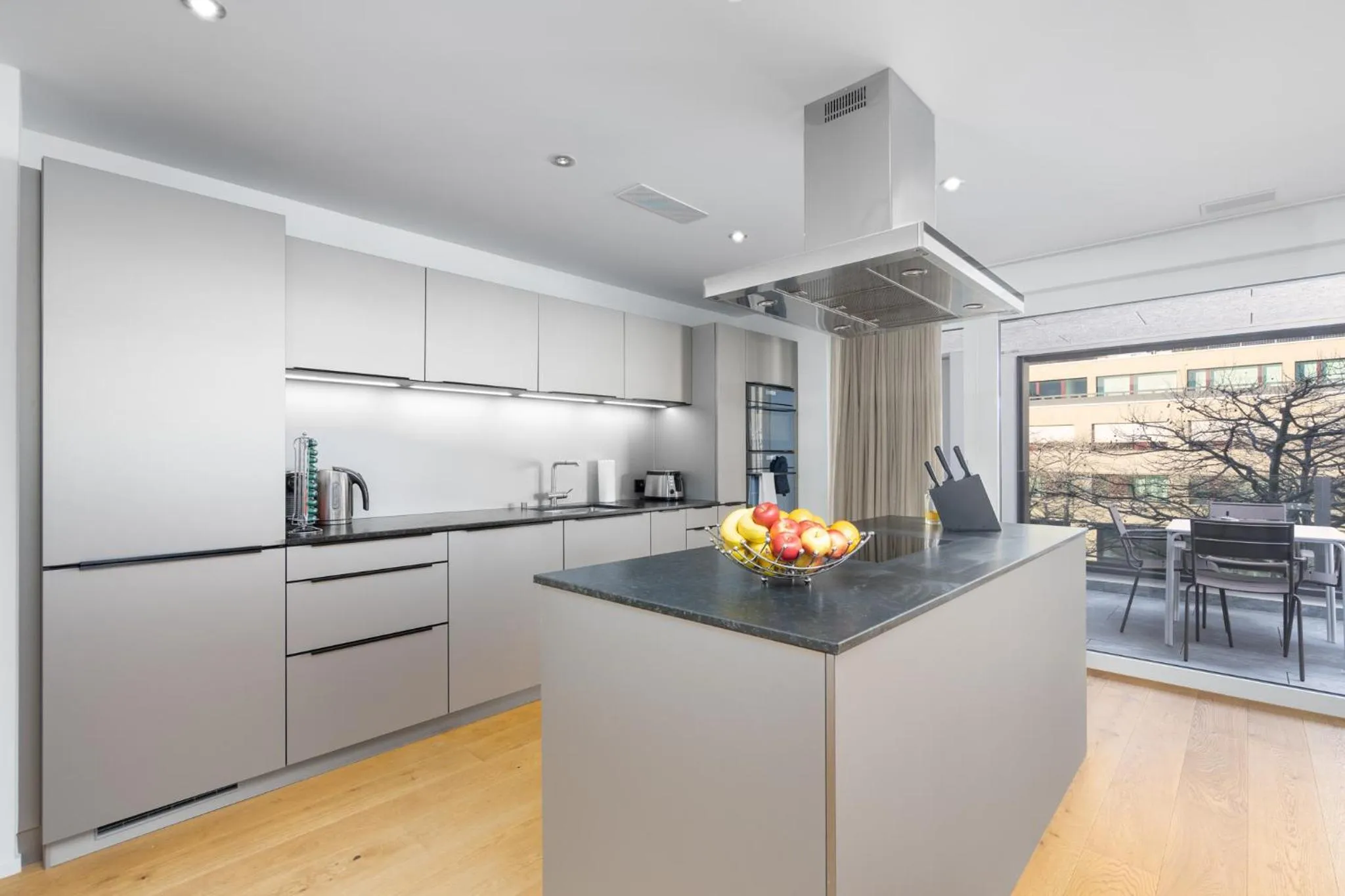 Kitchen or kitchenette in Swiss Hotel Apartments - Interlaken