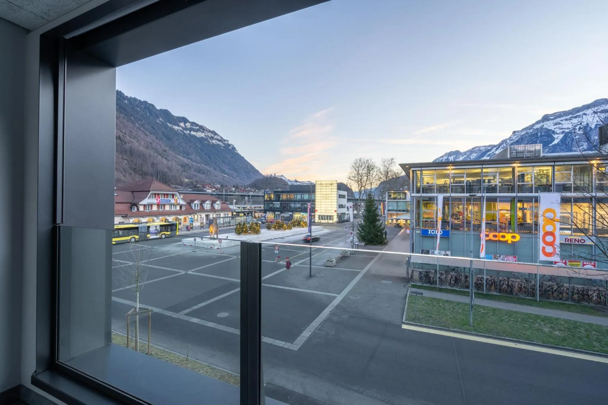 Balcony/Terrace in Swiss Hotel Apartments - Interlaken