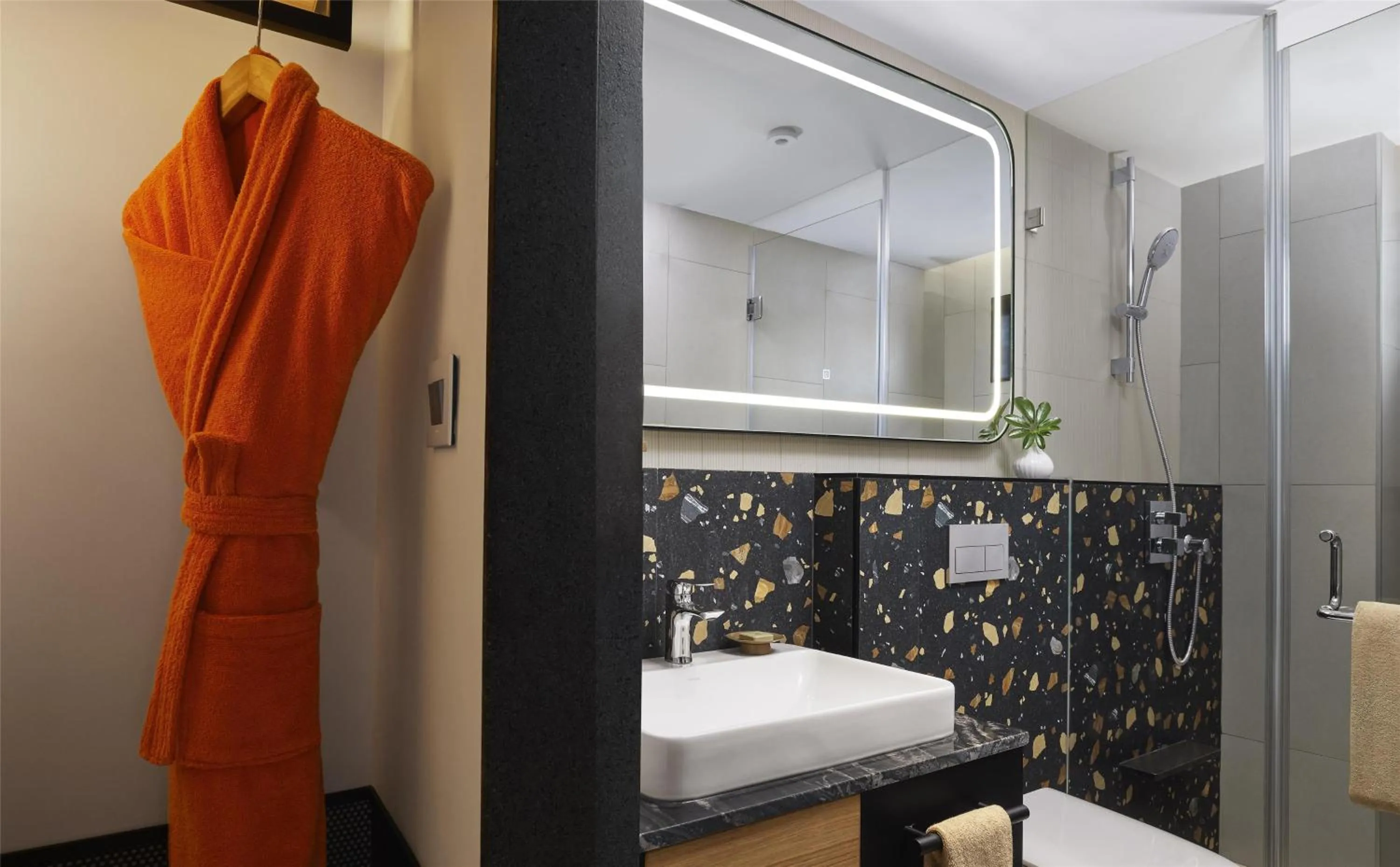 Bathroom in Ronil Goa, part of Hyatt