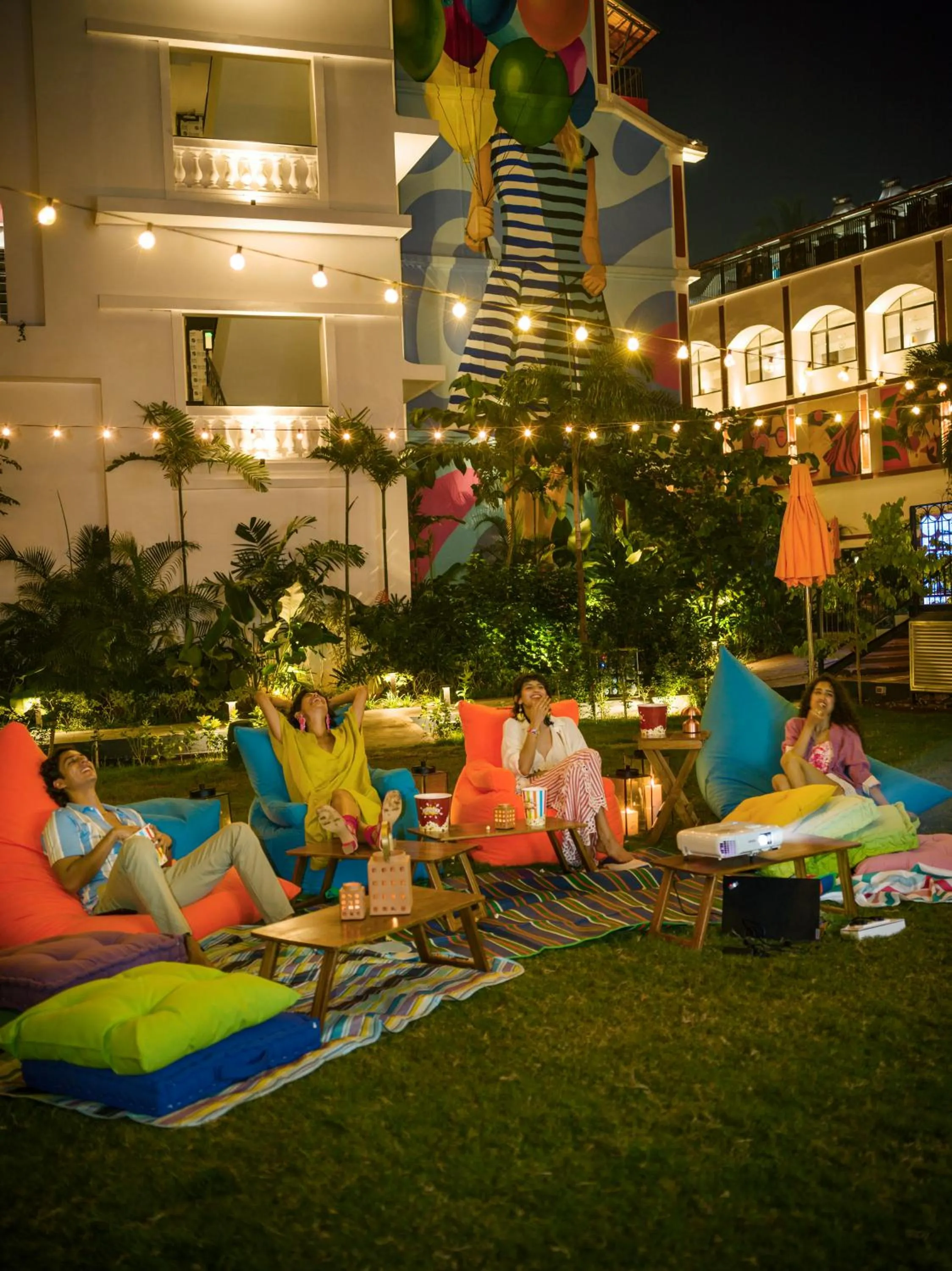 Garden in Ronil Goa, part of Hyatt