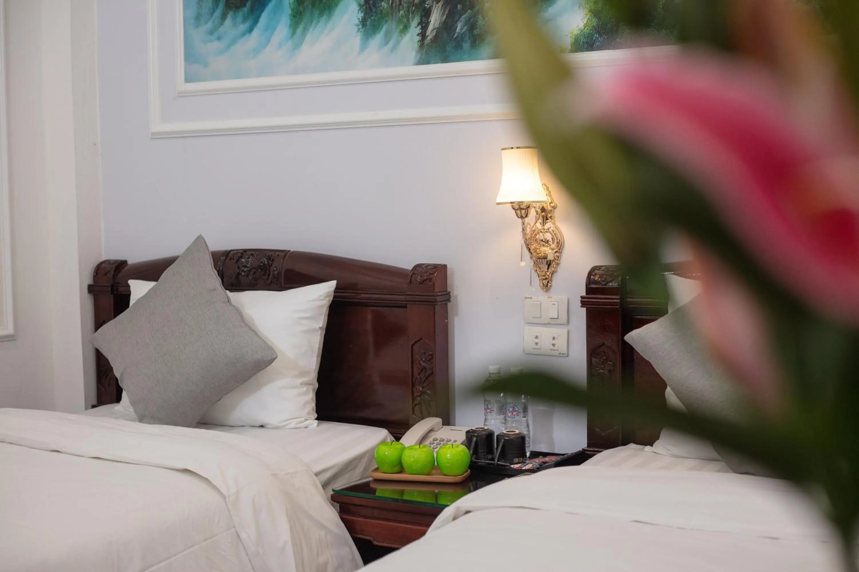 Bed in La Lisa Hotel