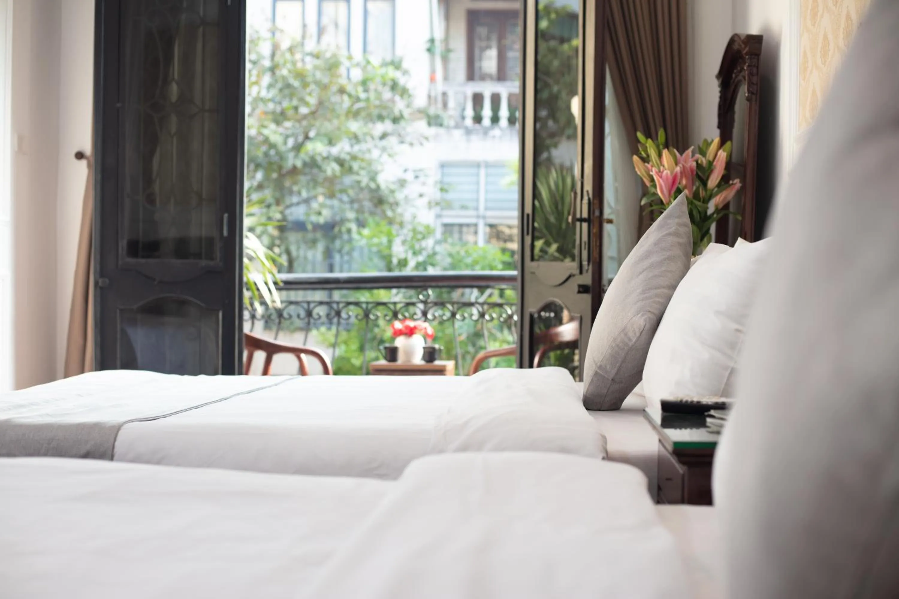 Bed in La Lisa Hotel