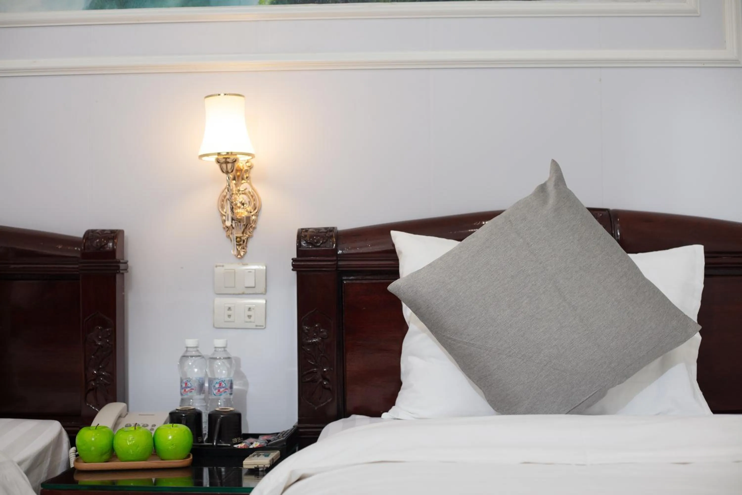 Bed in La Lisa Hotel