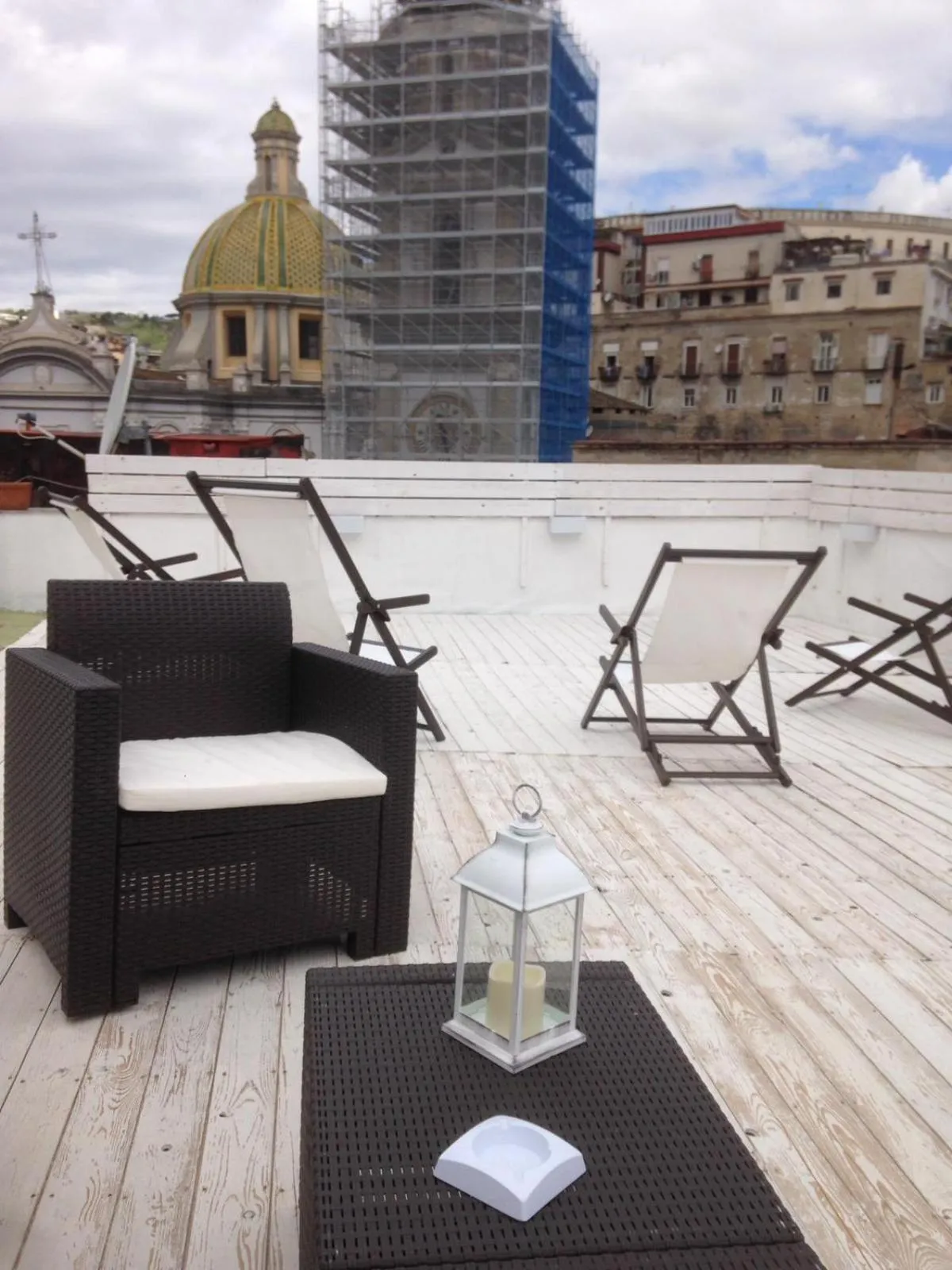 Balcony/Terrace in B&B Belvedere Partenopeo