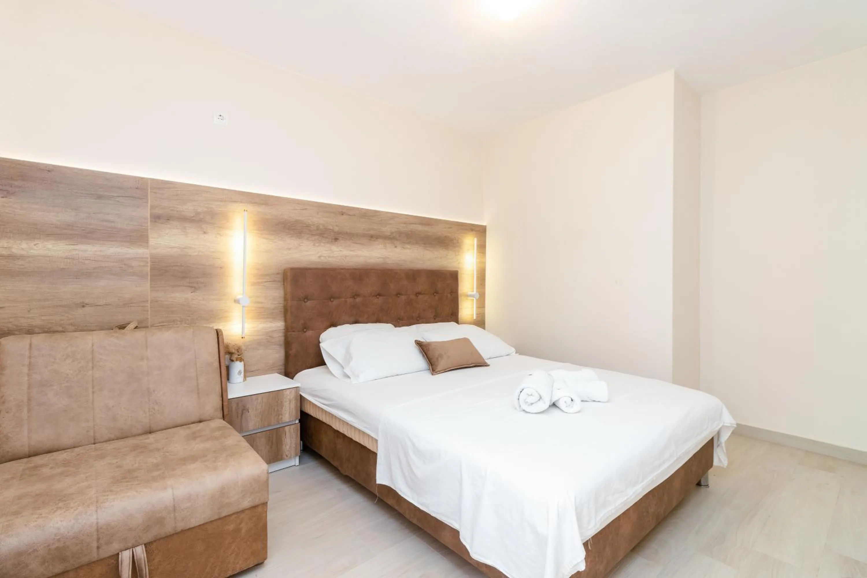 Bed in Apartments Ada Bojana
