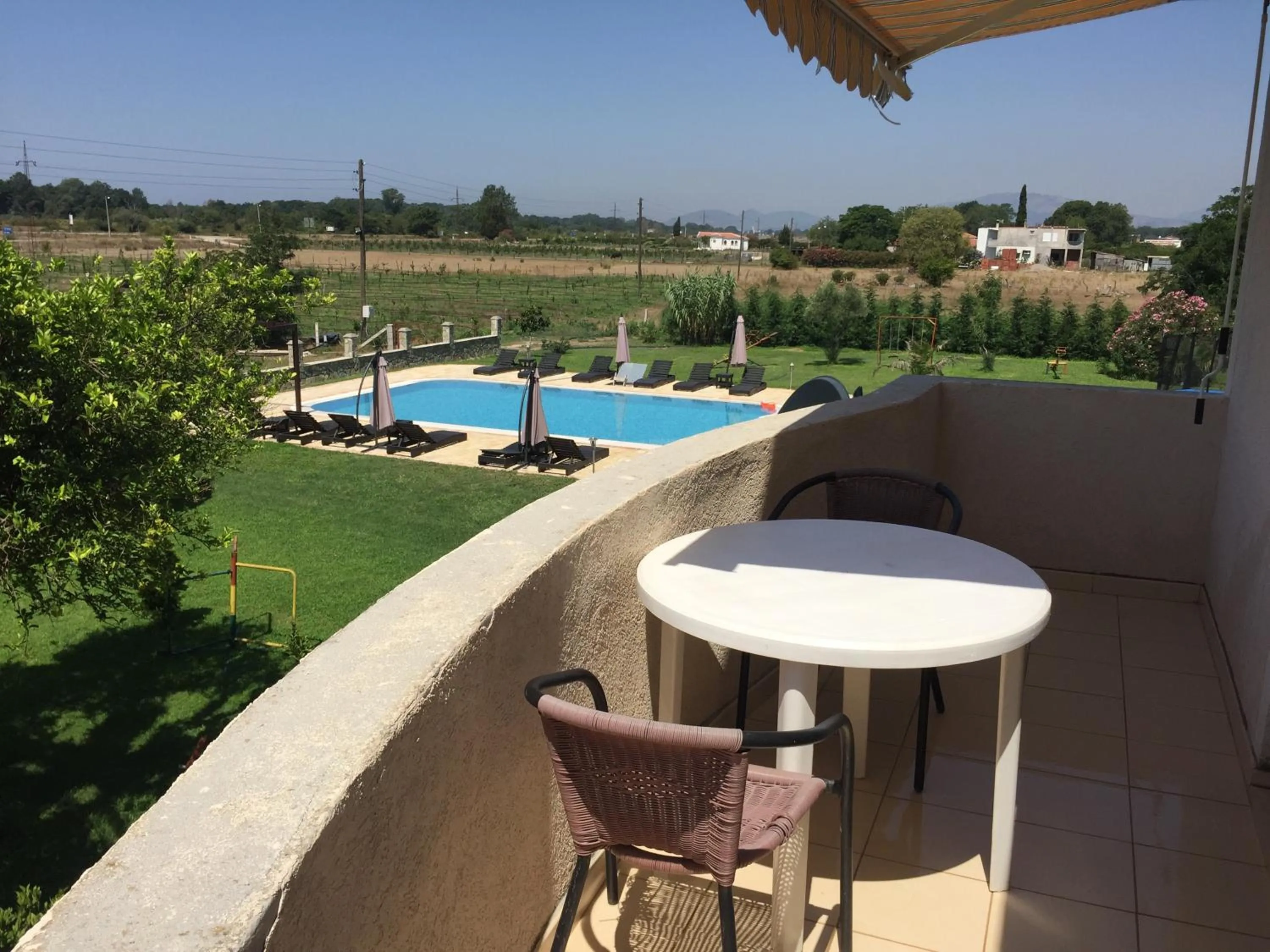 Balcony/Terrace in Apartments Ada Bojana