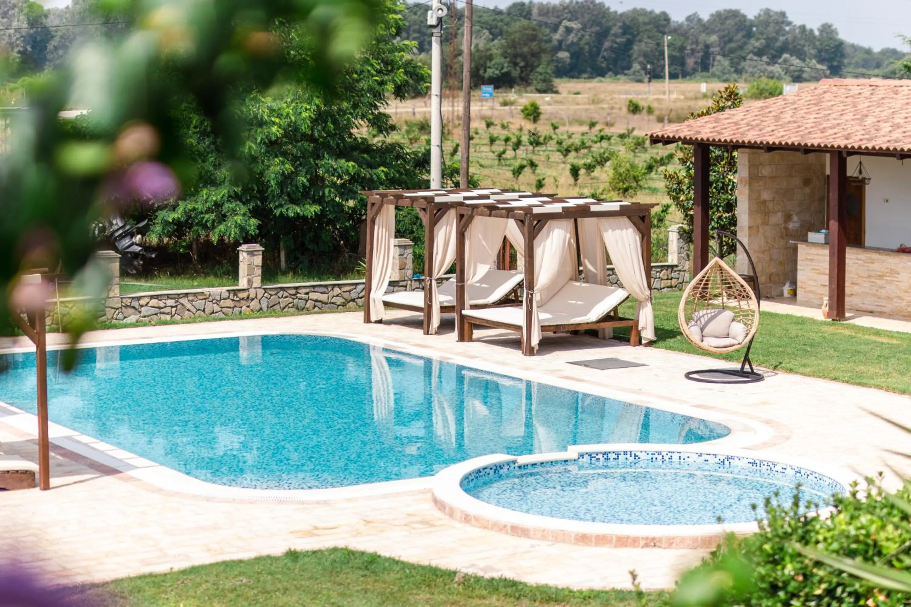 Swimming pool in Apartments Ada Bojana