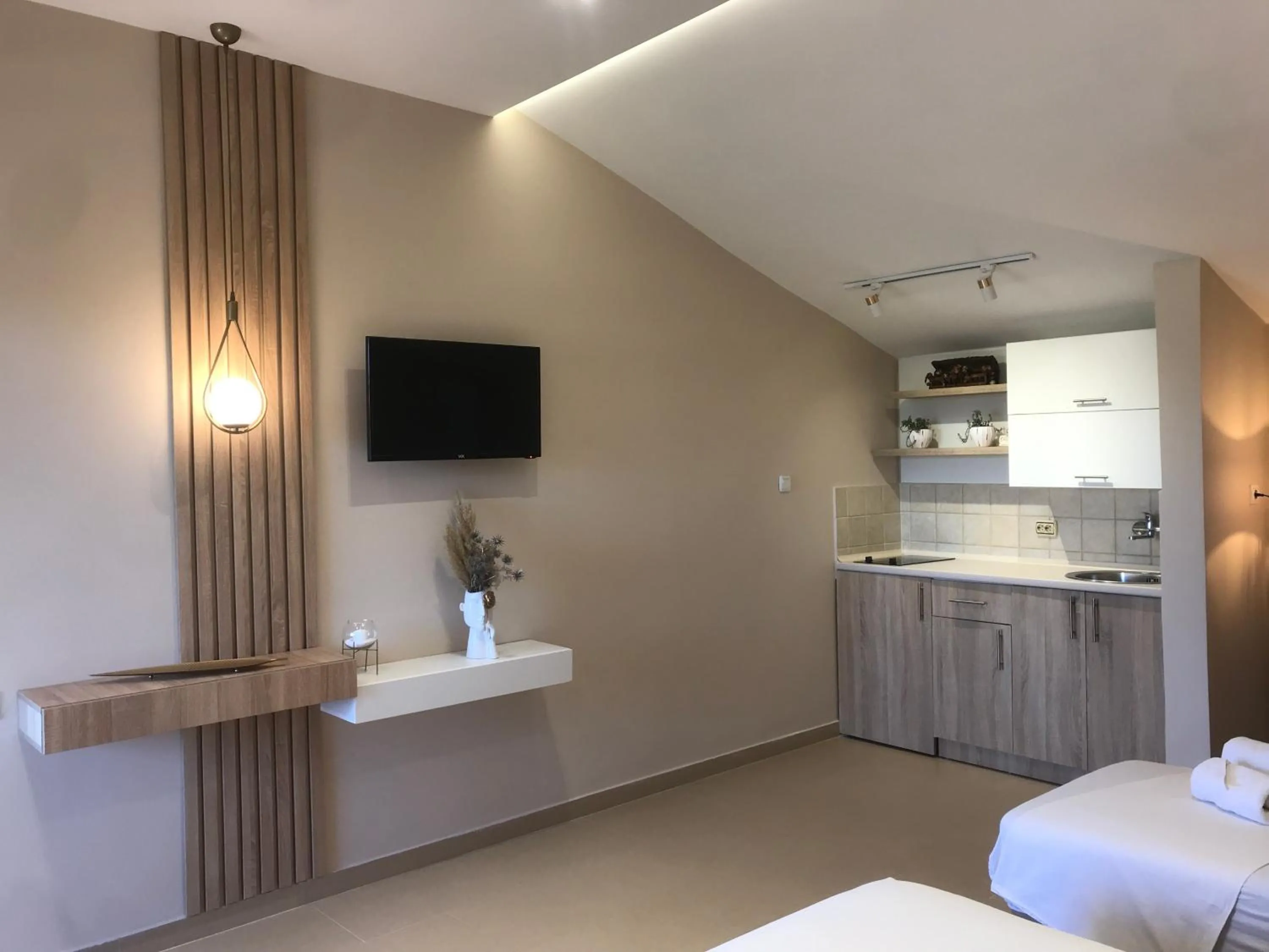 TV and multimedia, Bed in Apartments Ada Bojana