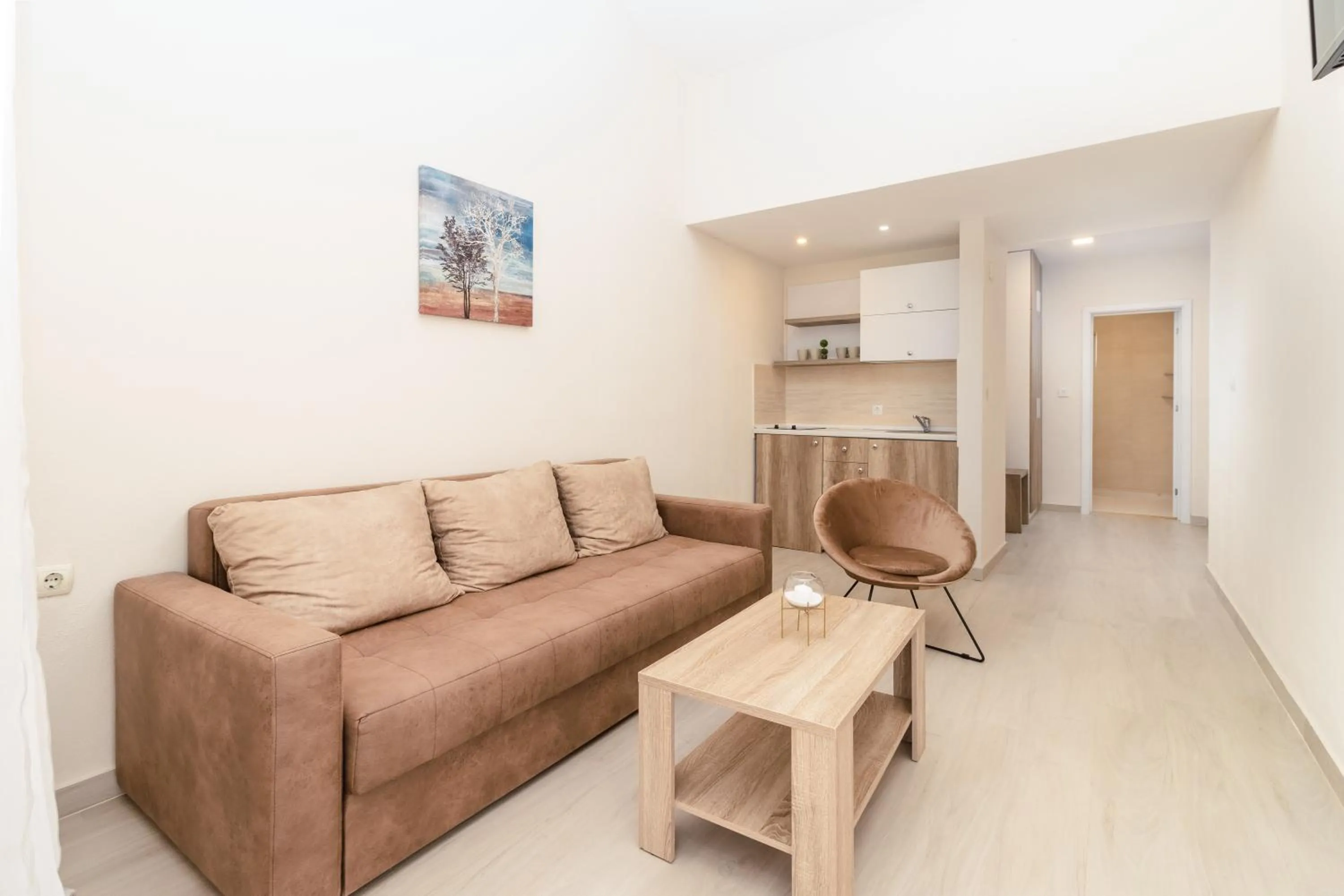 Kitchen or kitchenette in Apartments Ada Bojana