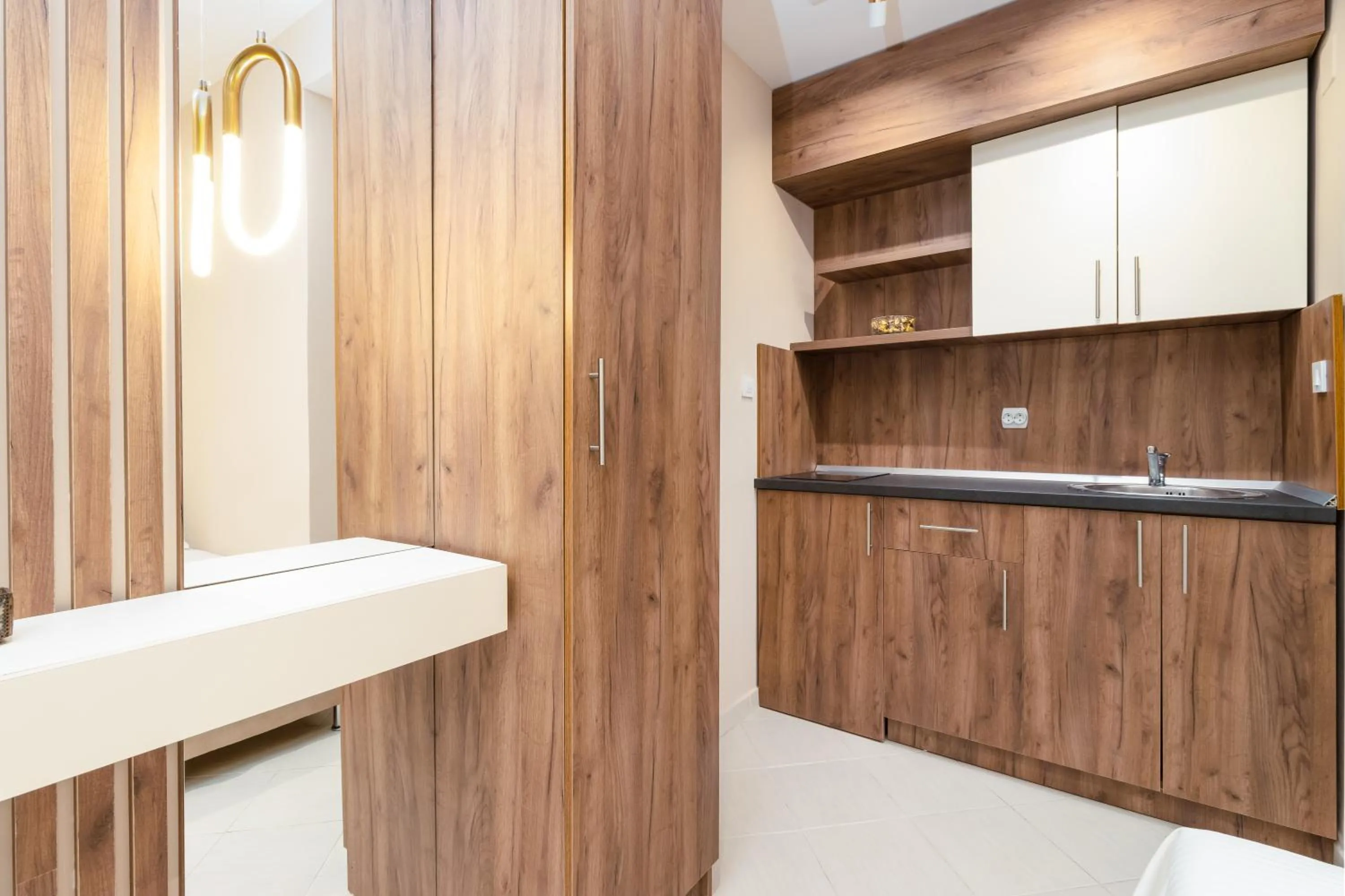 Kitchen or kitchenette in Apartments Ada Bojana