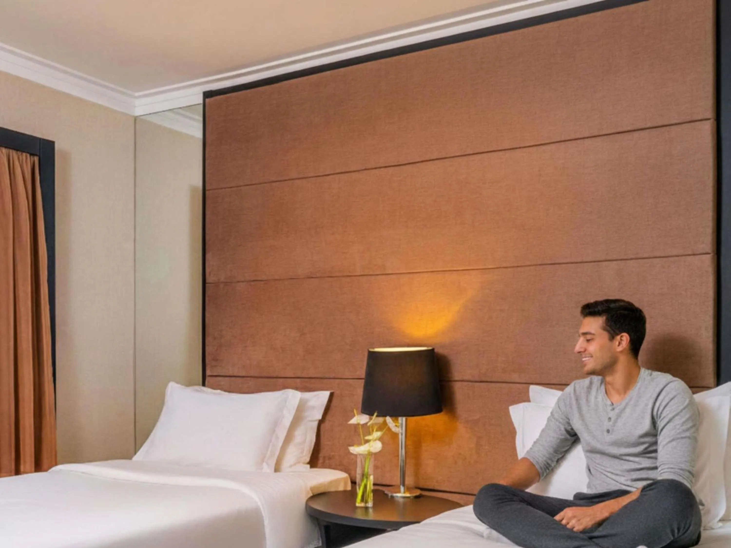 Bedroom, Bed in Novotel SP Jardins