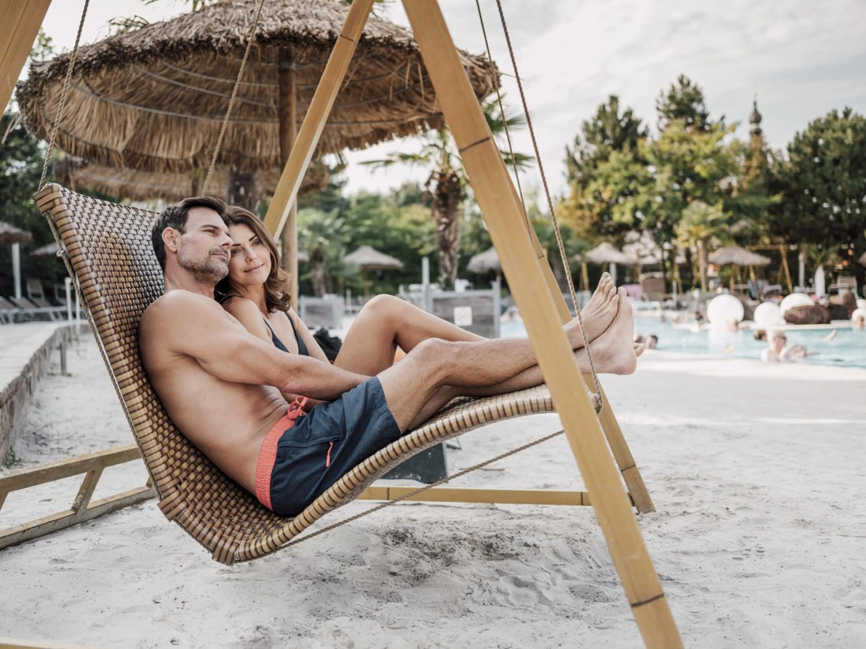 People in Spa Resort Geinberg