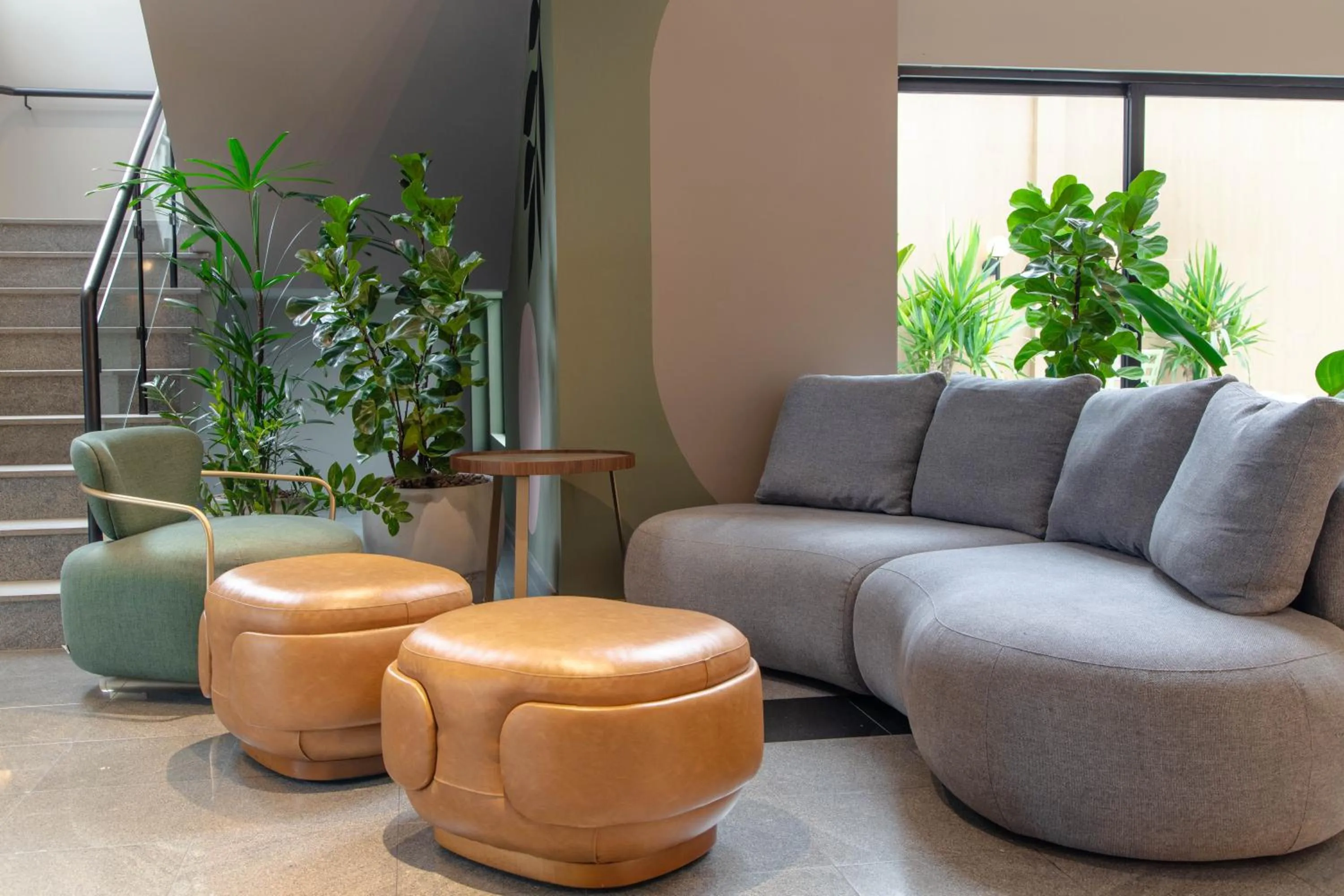 Lobby or reception in Slim Curitiba Alto da XV