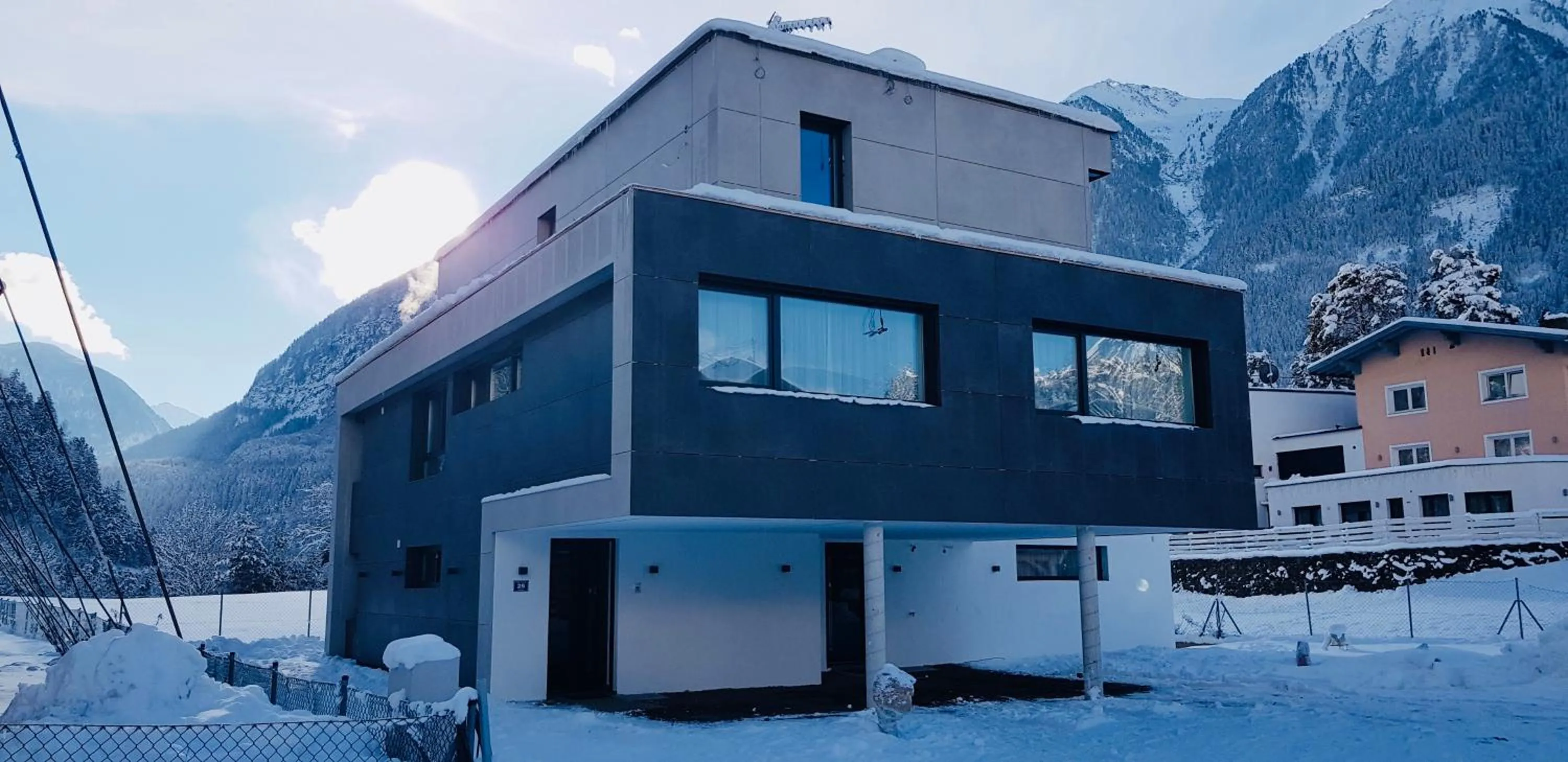 Facade/entrance in Ötztal Residenz