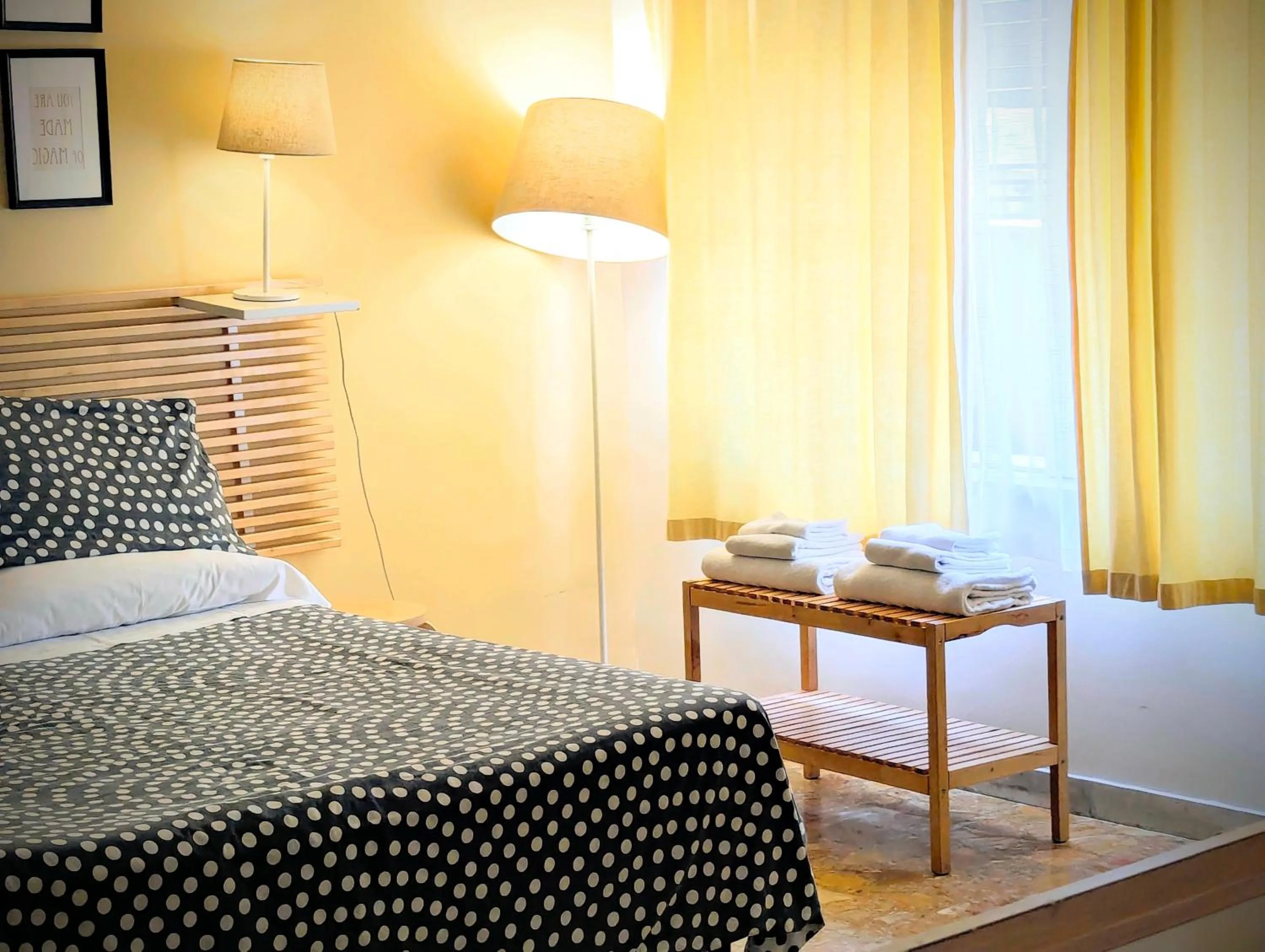 Bed in La Locanda Dell'Arte-Museo