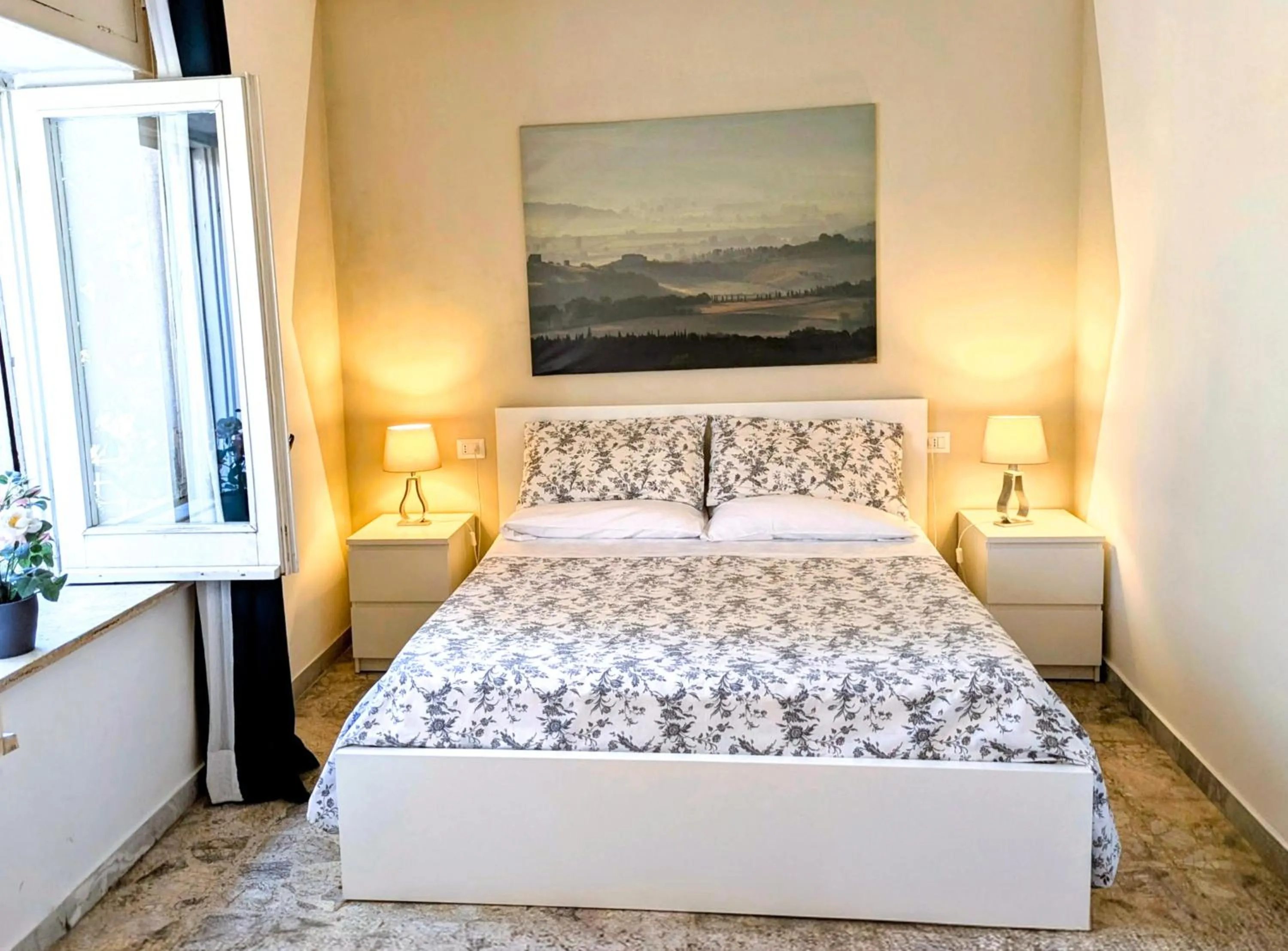 Bed in La Locanda Dell'Arte-Museo