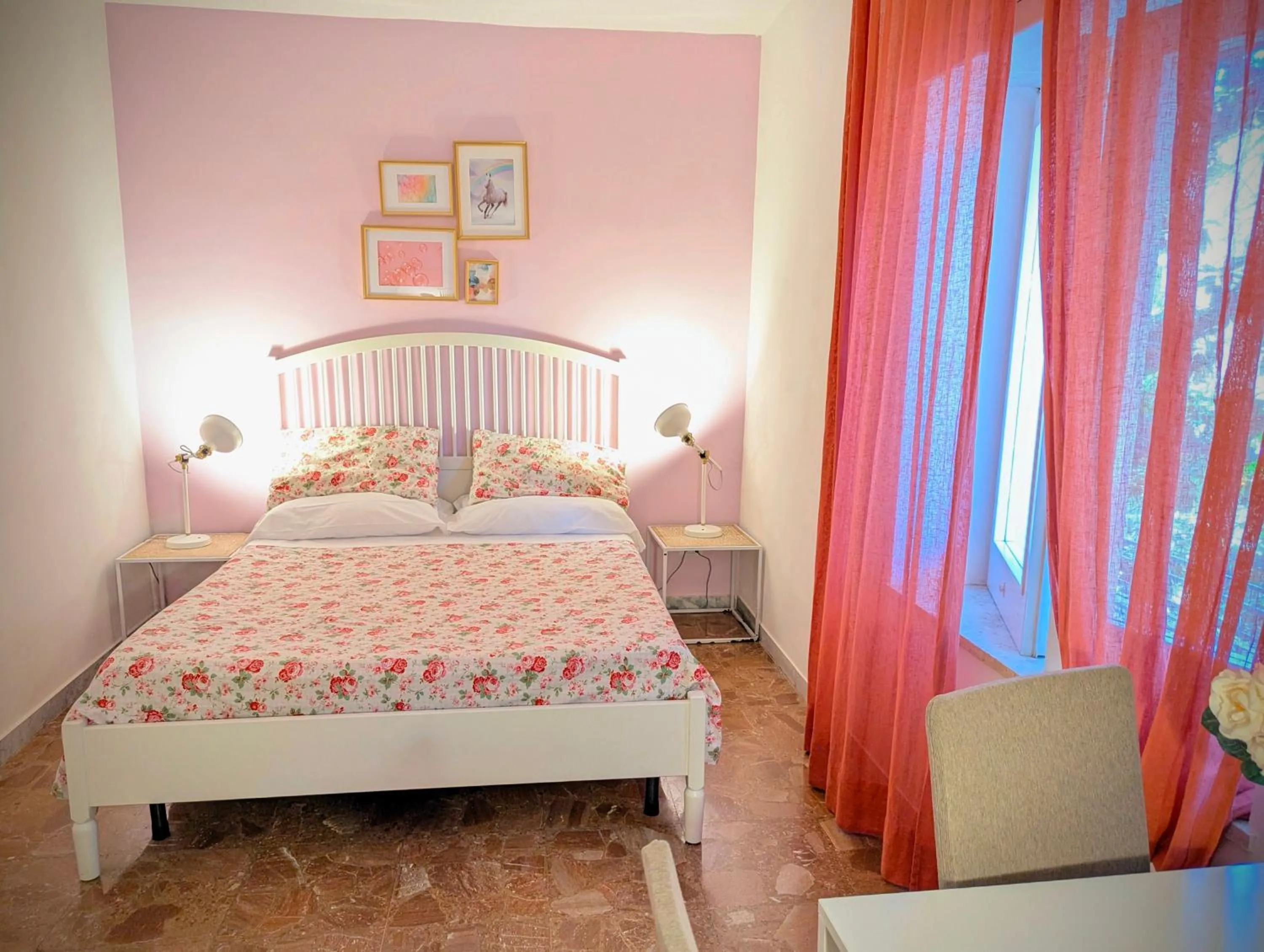 Bed in La Locanda Dell'Arte-Museo