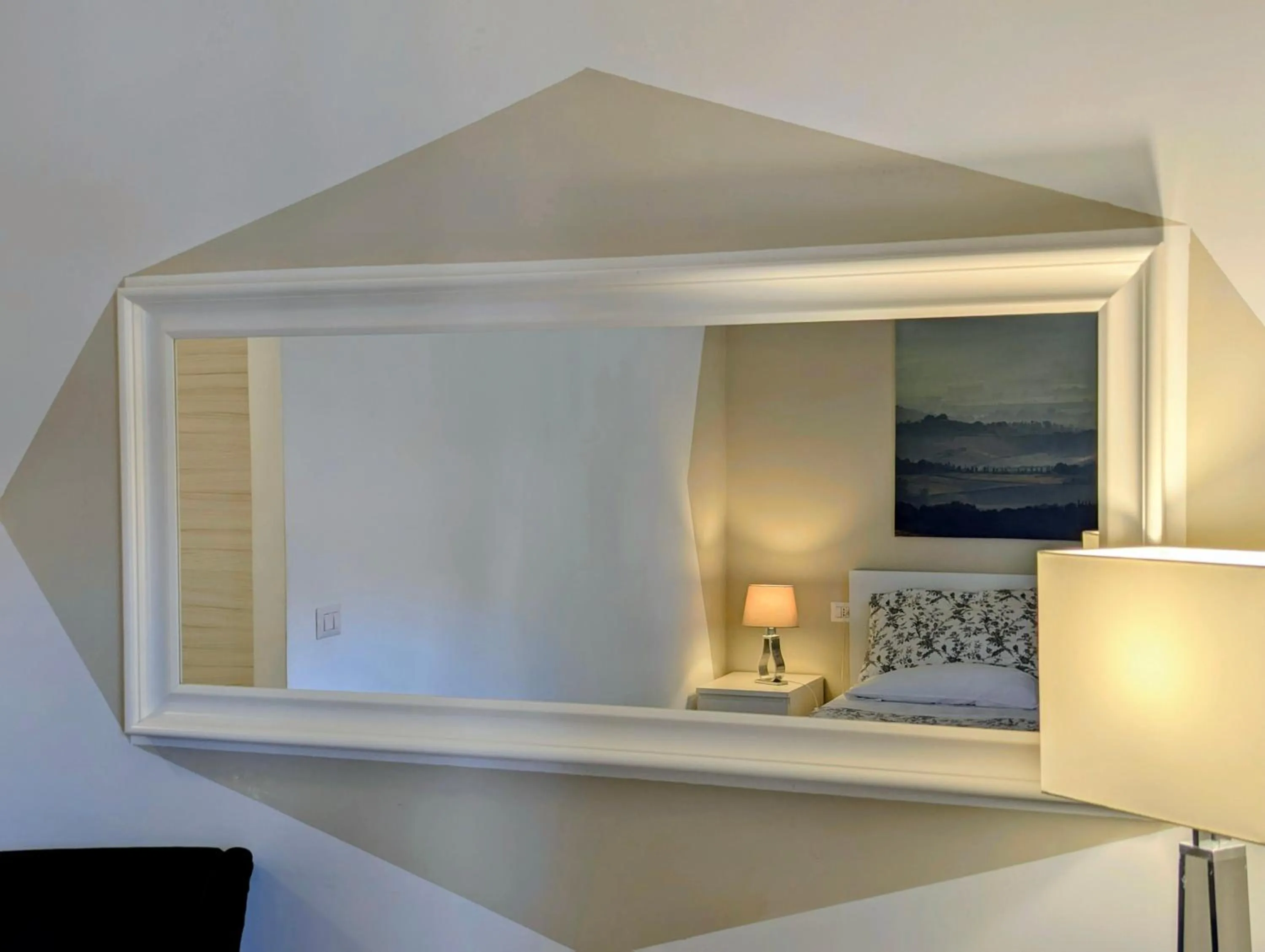 Bed in La Locanda Dell'Arte-Museo