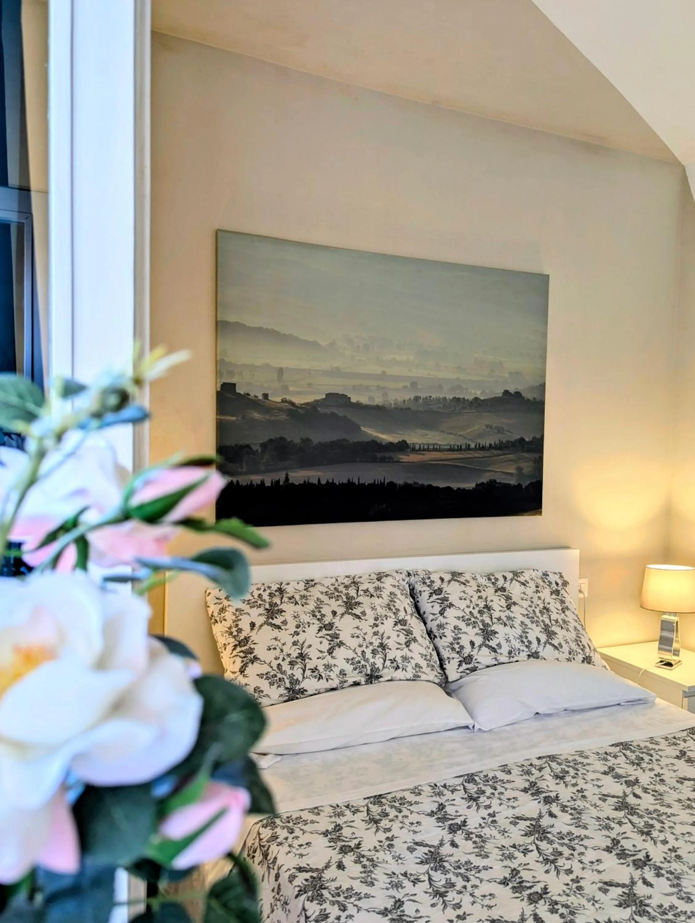 Bed in La Locanda Dell'Arte-Museo