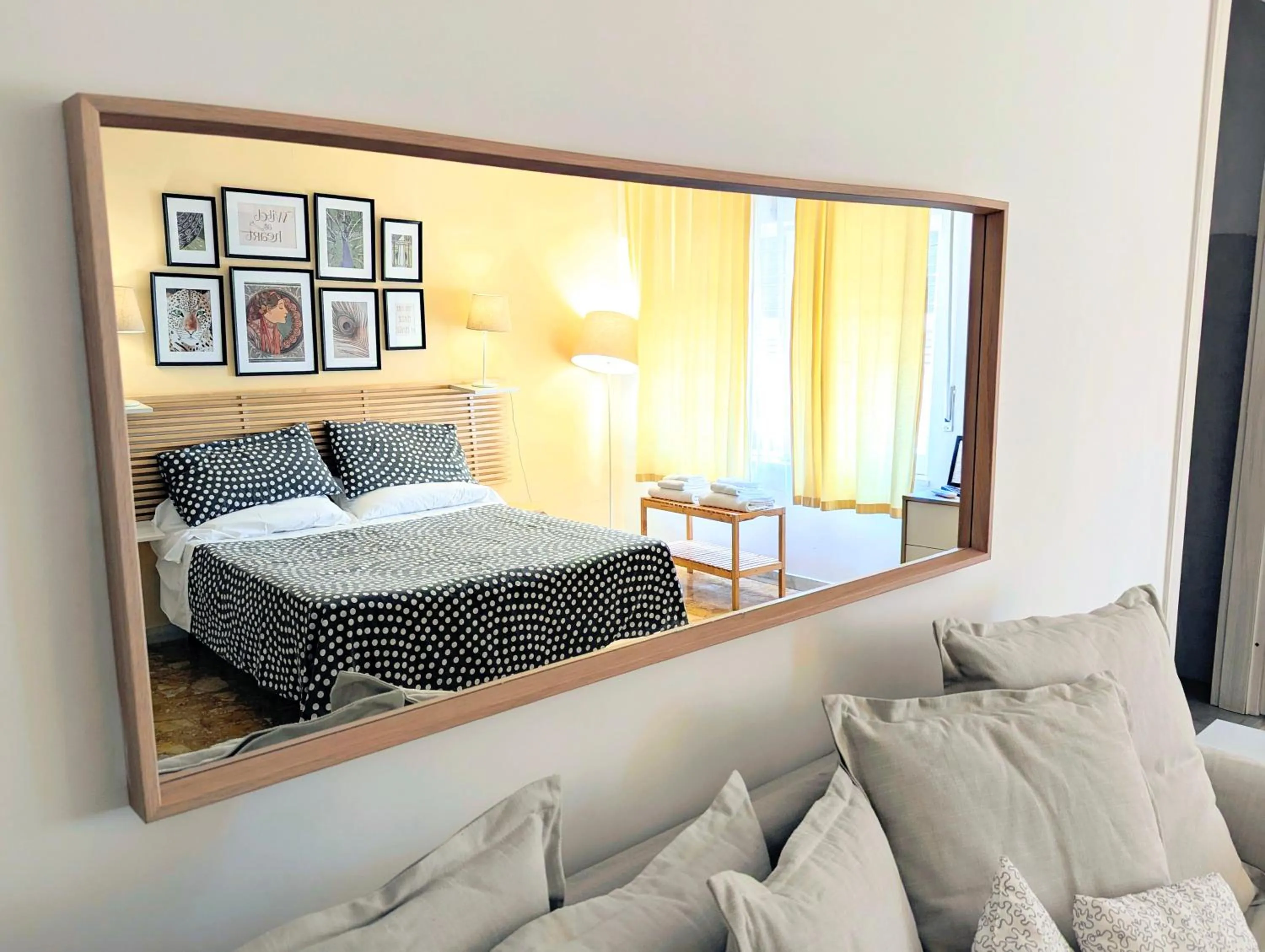 Bed in La Locanda Dell'Arte-Museo