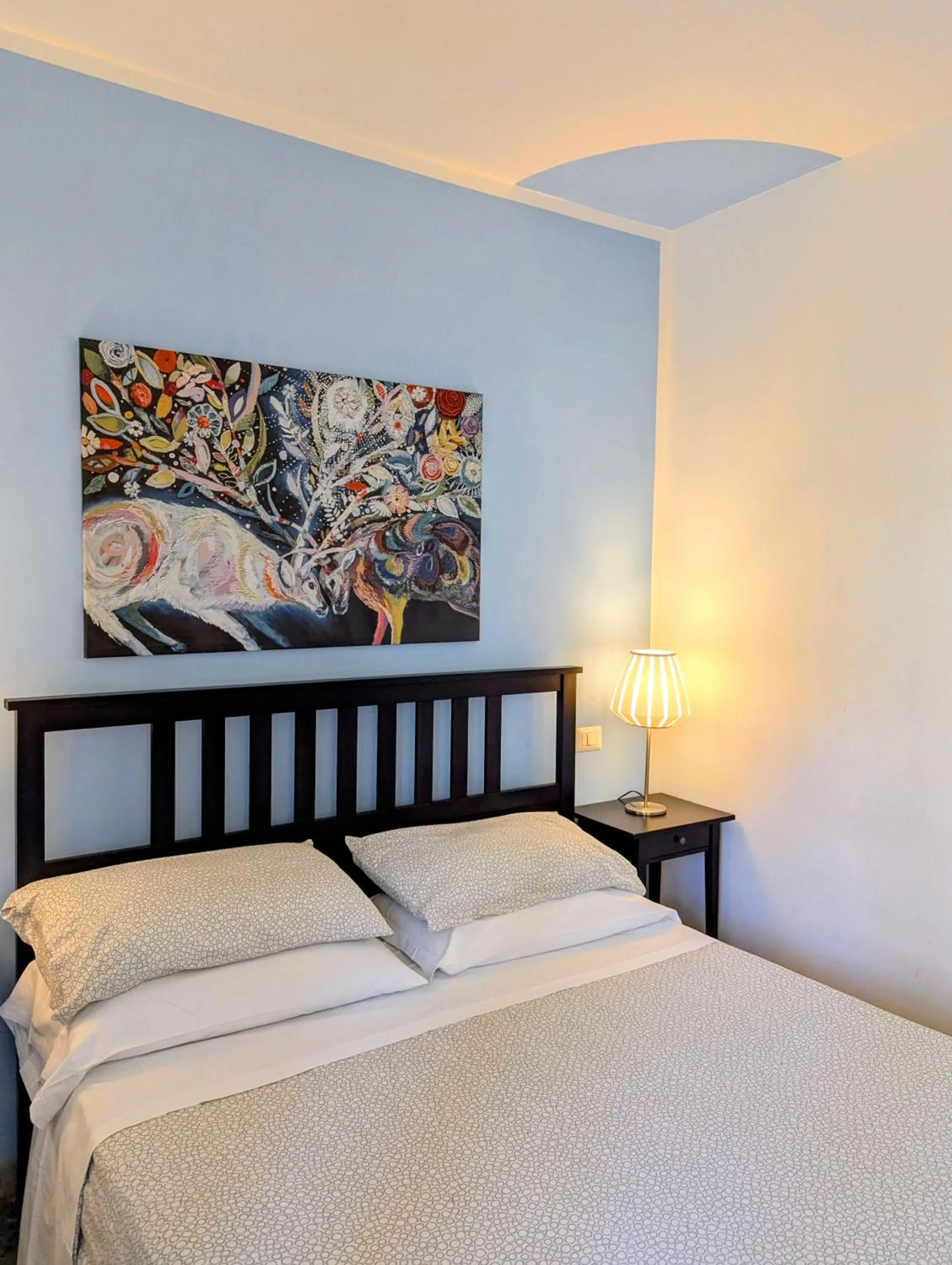 Bed in La Locanda Dell'Arte-Museo