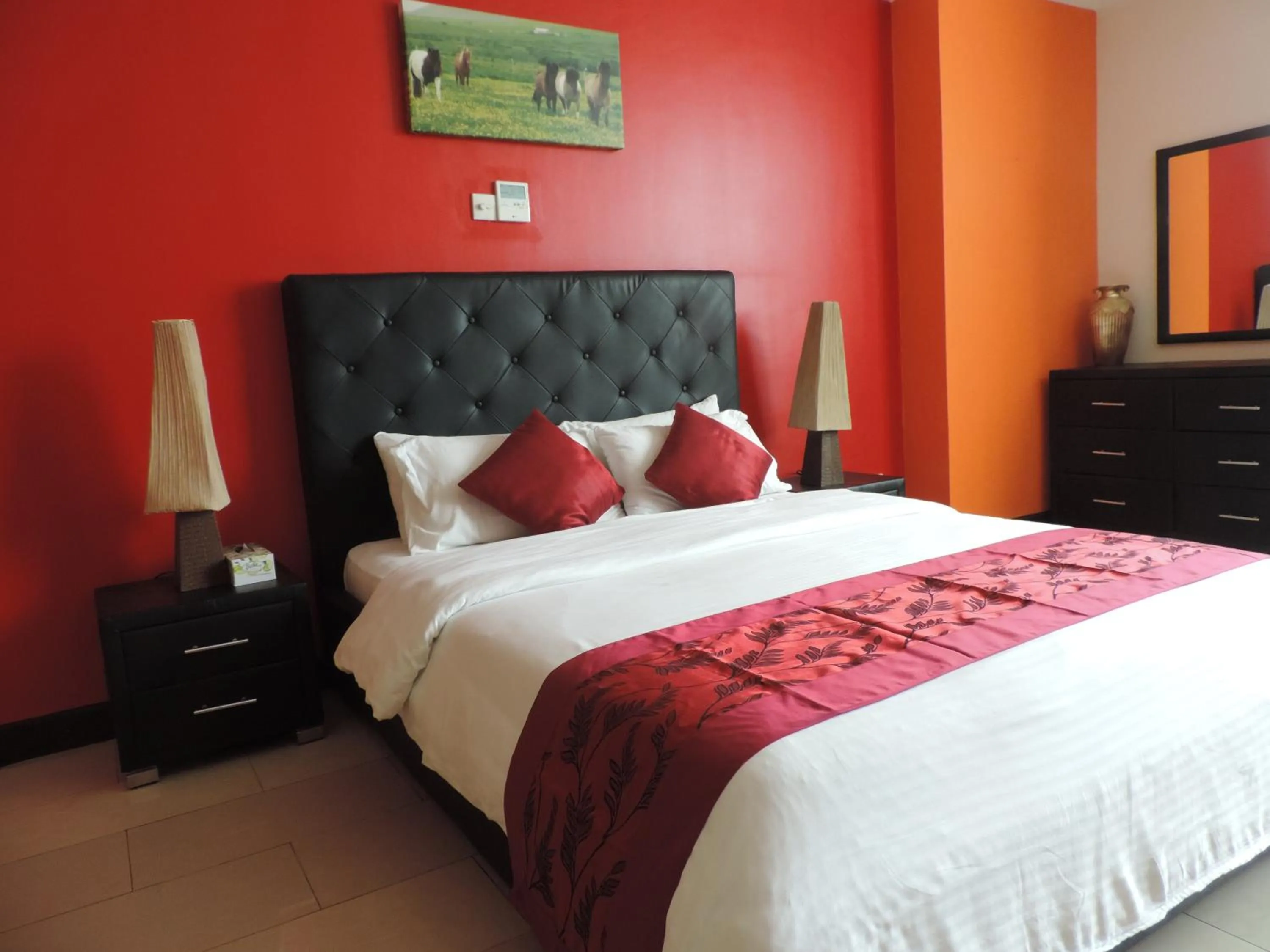 Bed in Mayfair Hotel