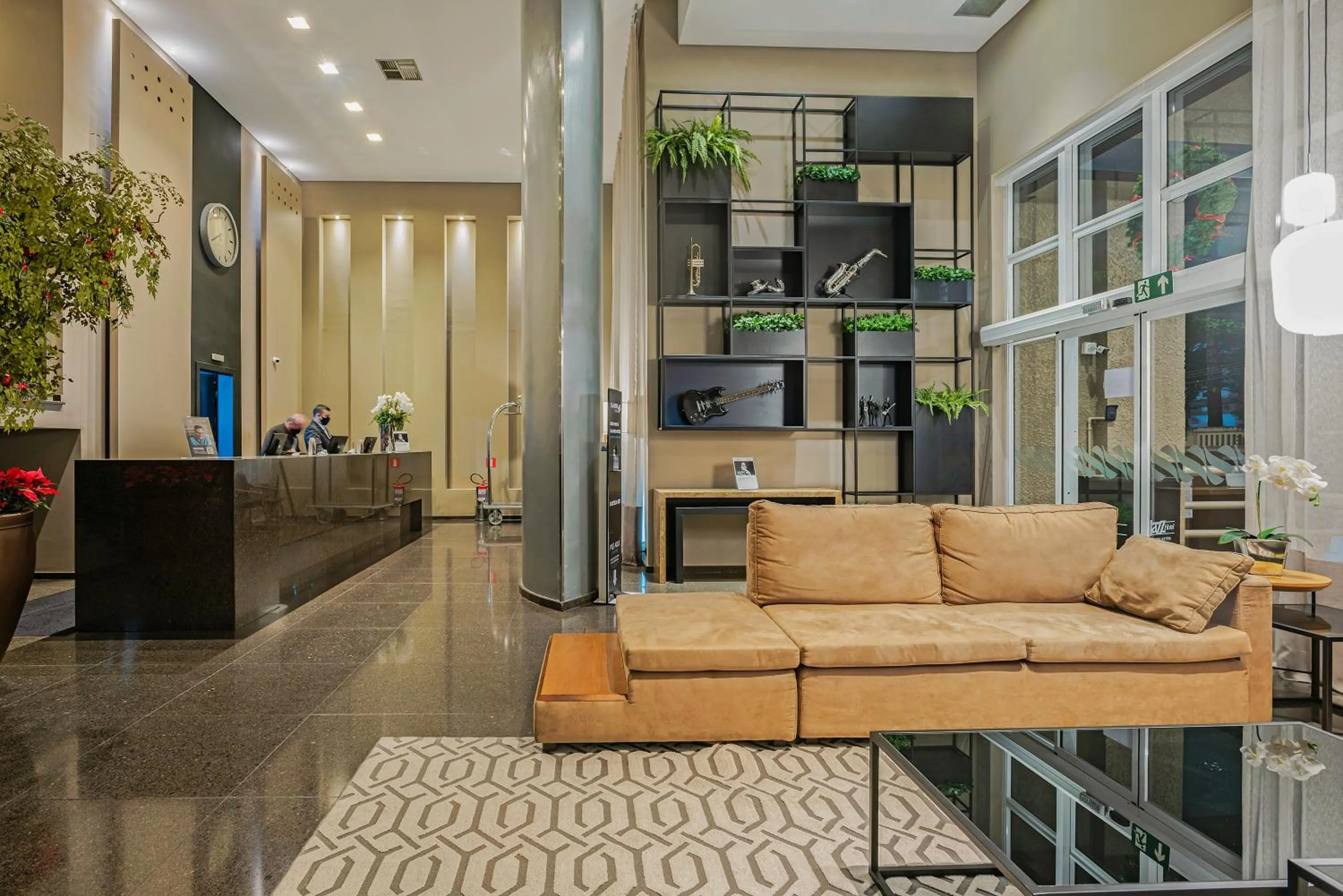 Lobby or reception in Full Jazz by Slaviero Hotéis