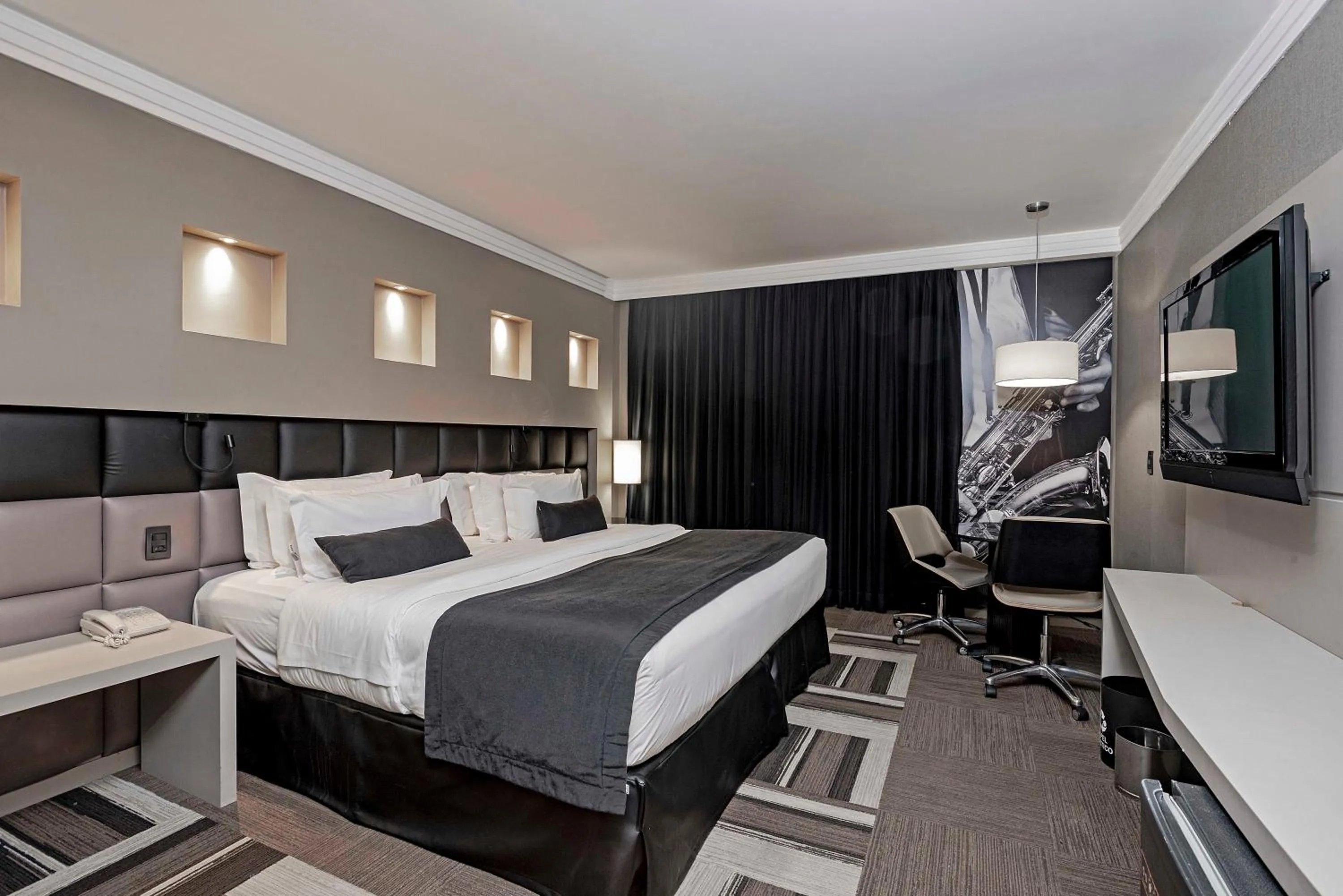 Bed in Full Jazz by Slaviero Hotéis