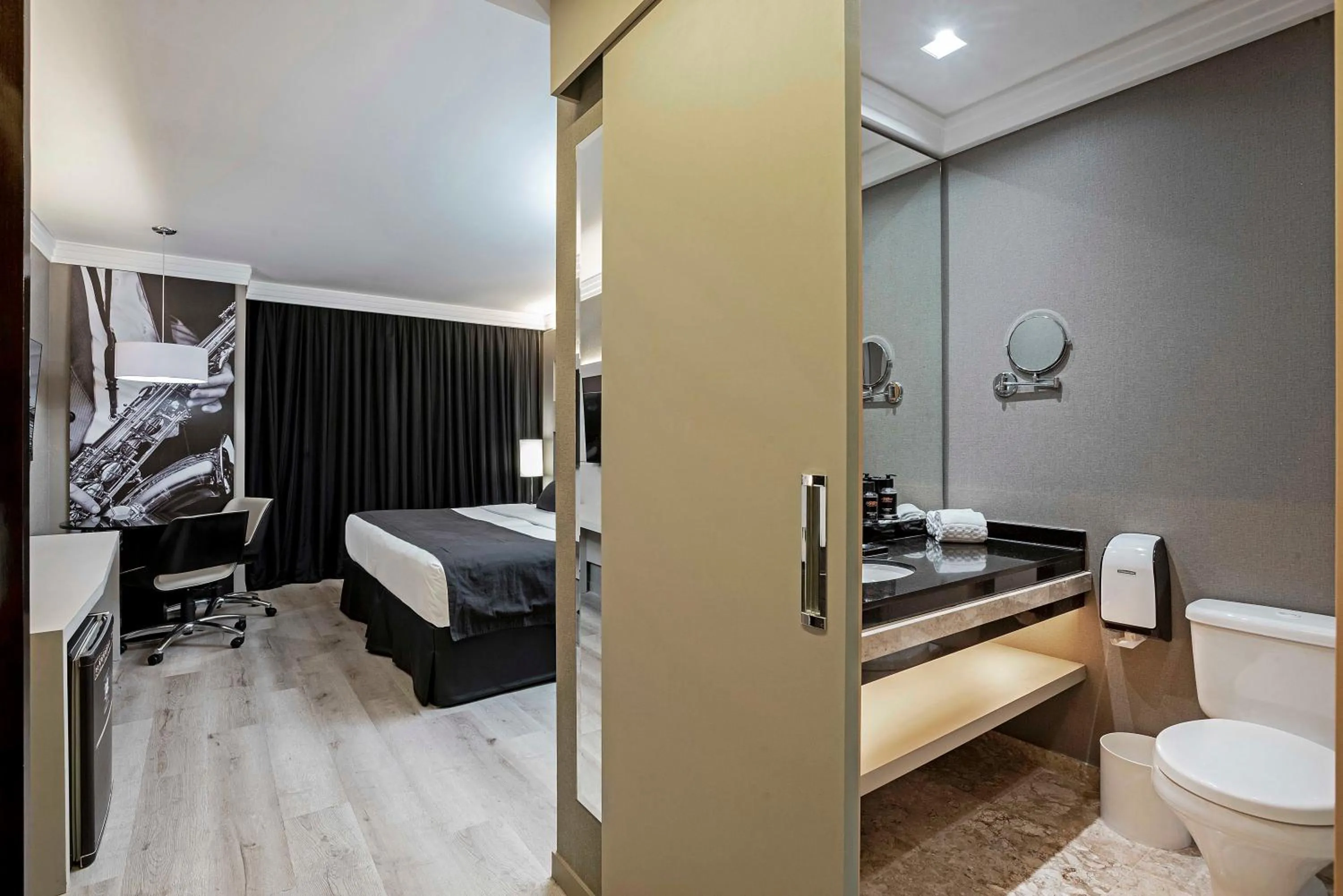 Bed in Full Jazz by Slaviero Hotéis