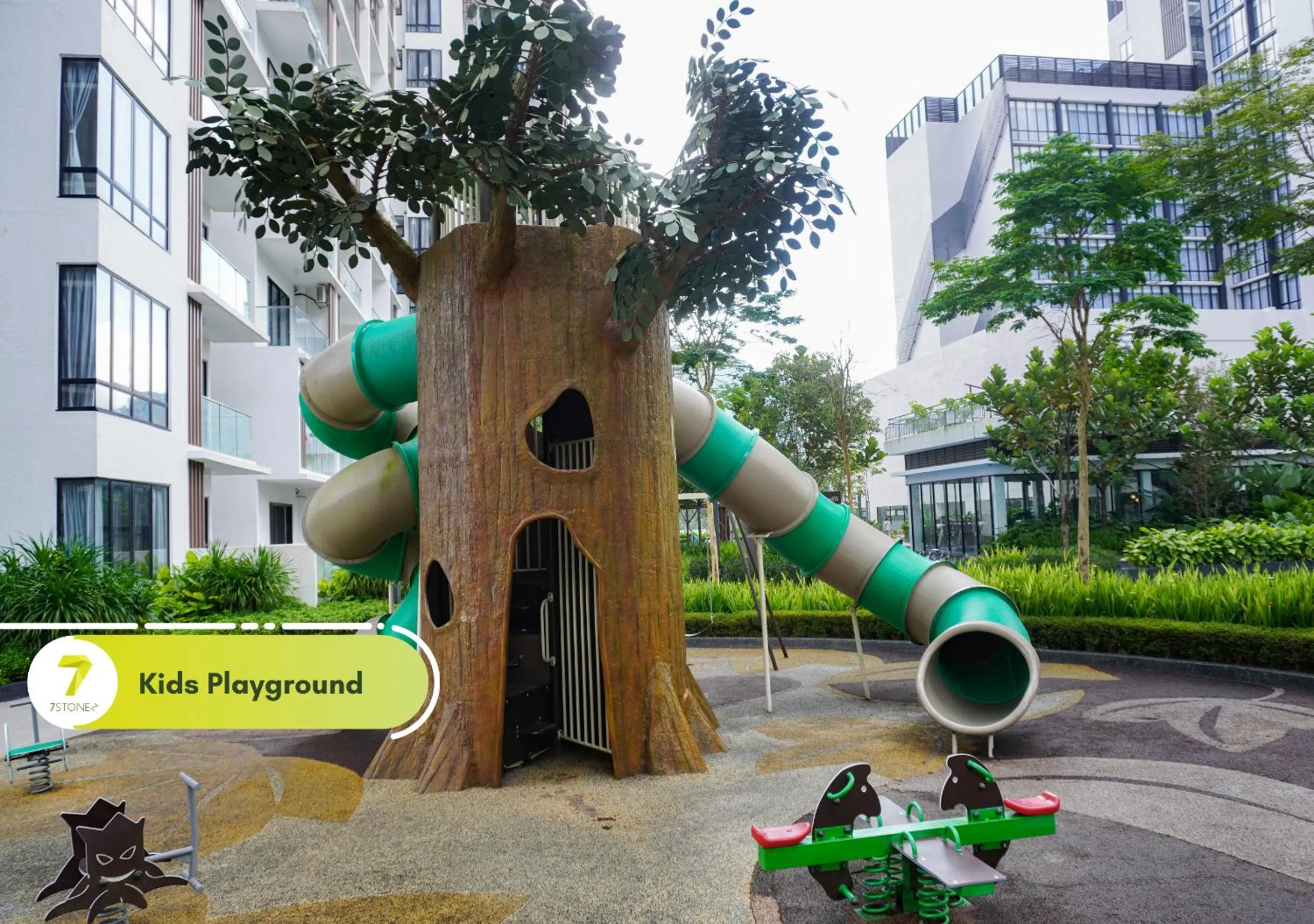 Children play ground in 7Stonez Residences Midhills Genting Highlands