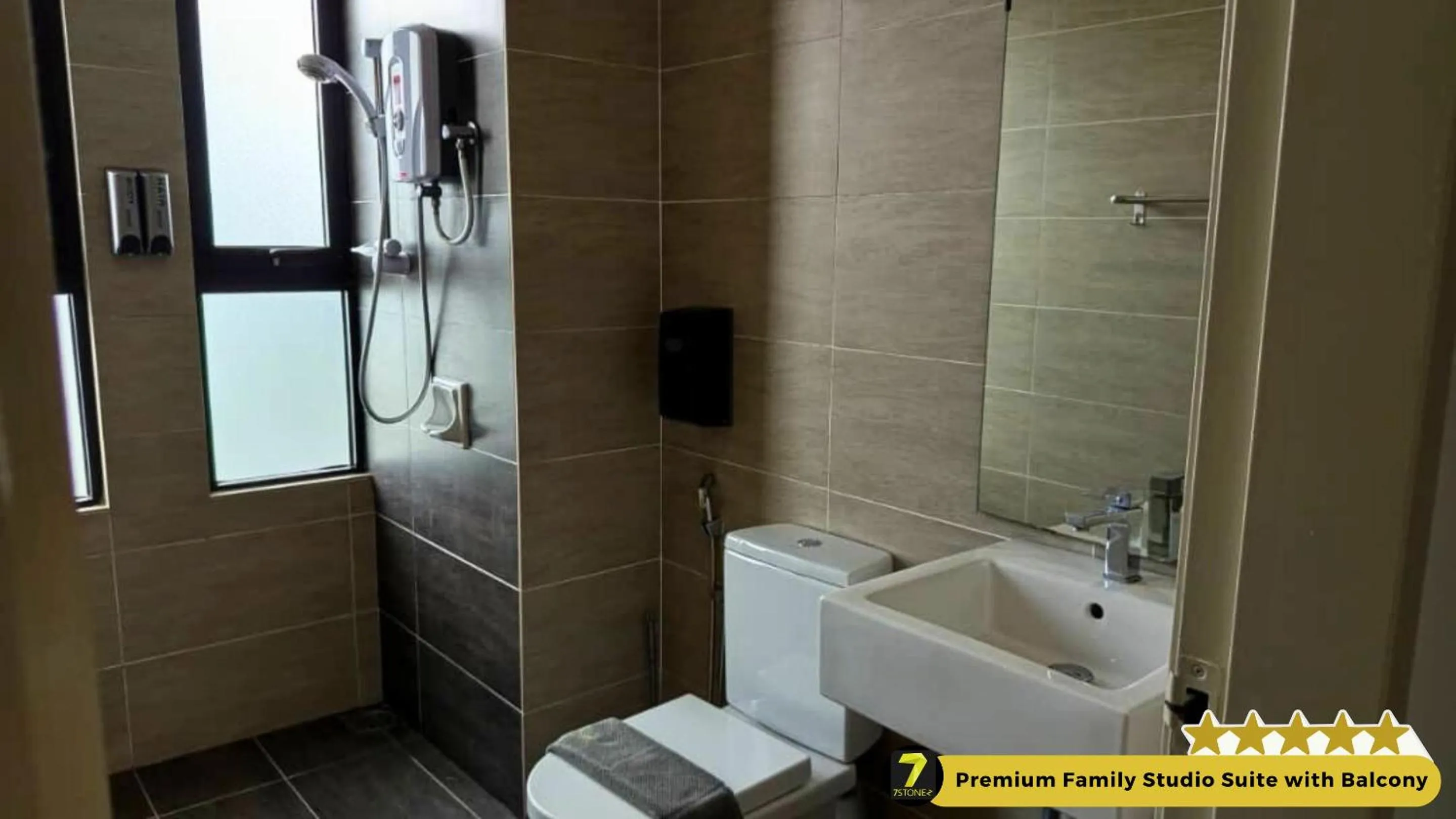 Shower in 7Stonez Residences Midhills Genting Highlands