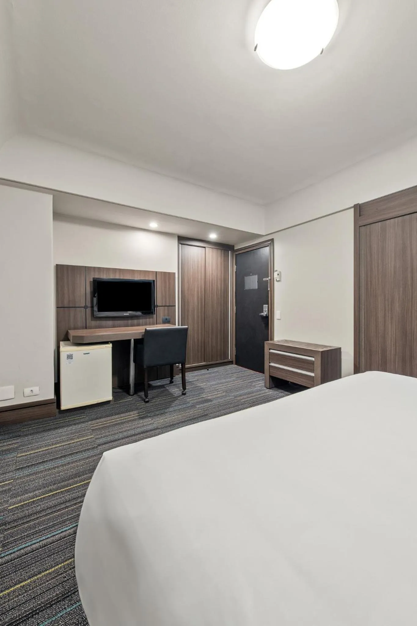 Bedroom, Bed in Slaviero Curitiba Centro